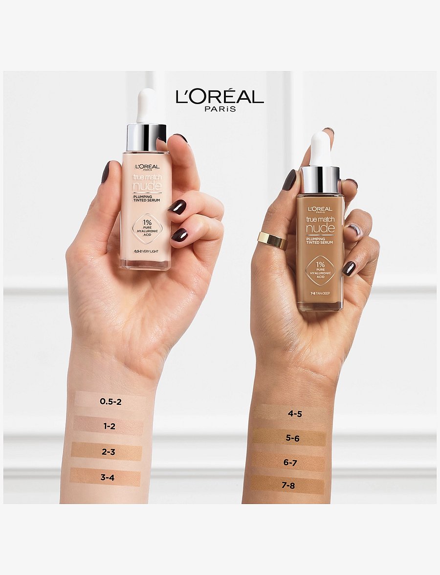 L'Oréal Paris - L'Oreal Paris True Match Nude Plumping Tinted Serum 2-3 Light 30 ml - makeup - light 2-3 - 4