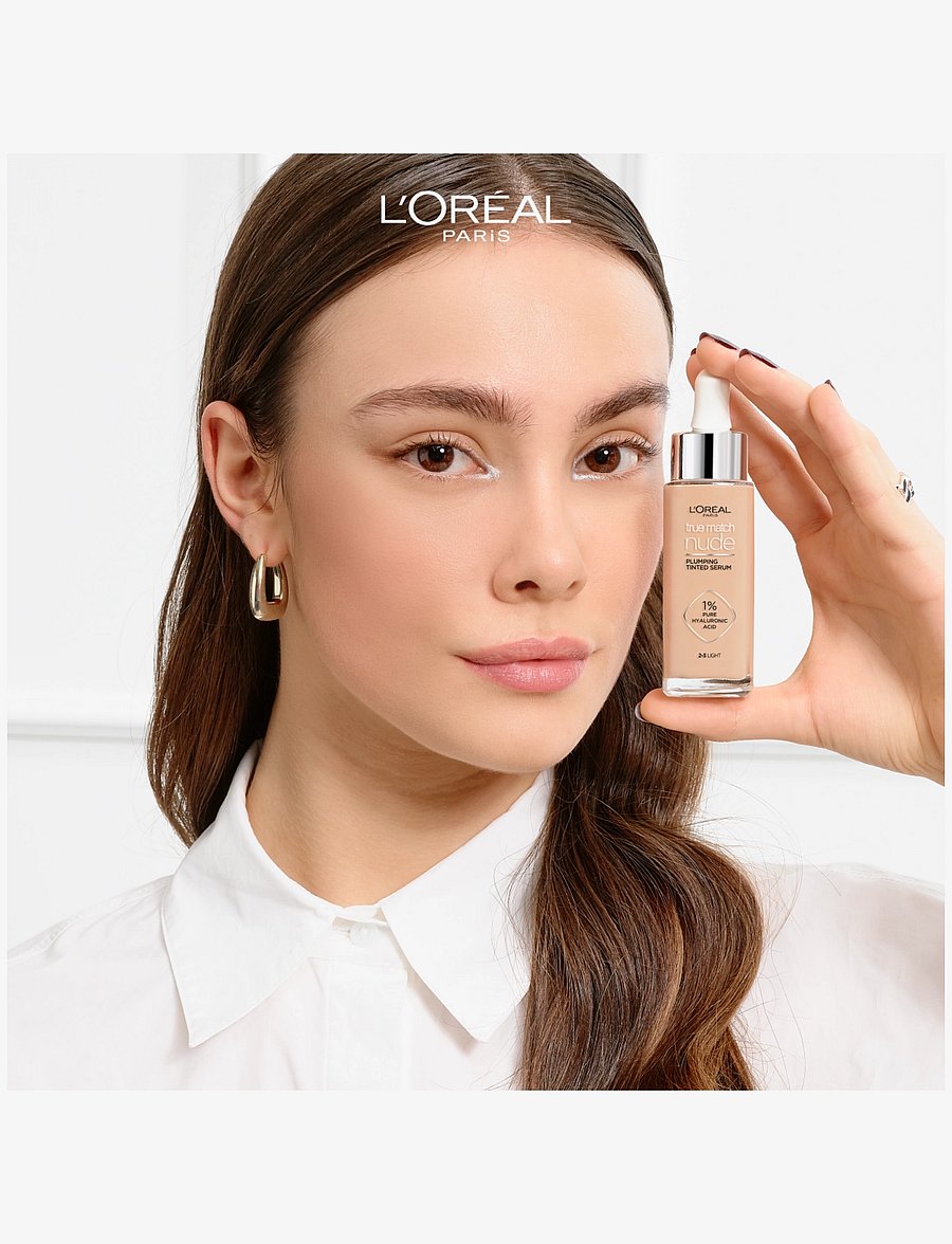 L'Oréal Paris - L'Oreal Paris True Match Nude Plumping Tinted Serum 2-3 Light 30 ml - makeup - light 2-3 - 5