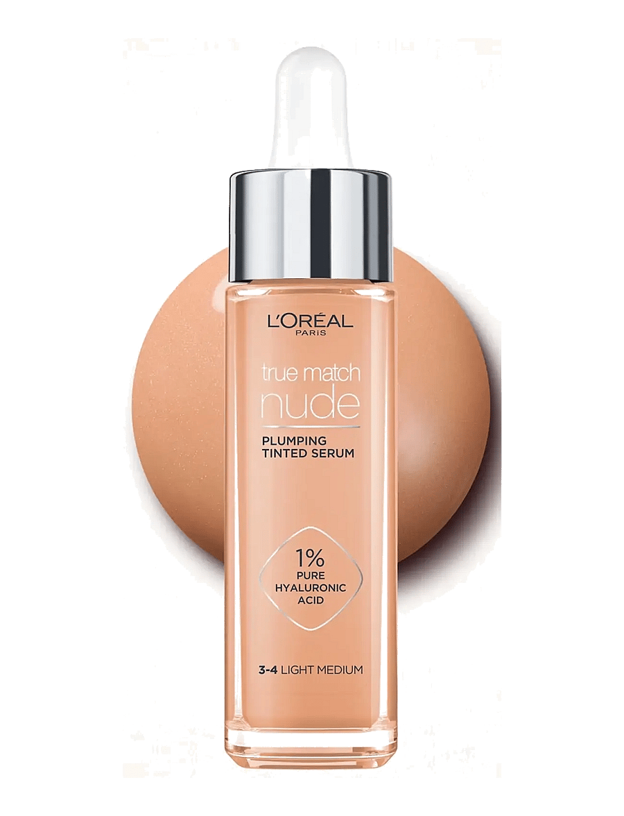 L'Oréal Paris - L'Oréal Paris True Match Nude Plumping Tinted Serum hydrates and evens out, Light Medium 30 ml - makeup - light-medium 3-4 - 2