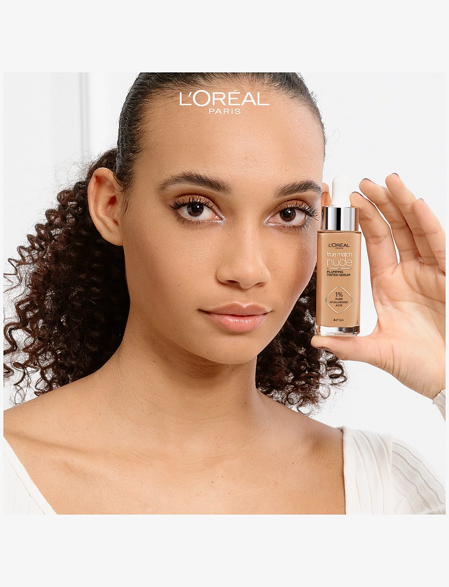 L'Oréal Paris - L'Oréal Paris True Match Nude Plumping Tinted Serum hydrates and evens out skin tone Tan 30 ml - makeup - tan 6-7 - 5