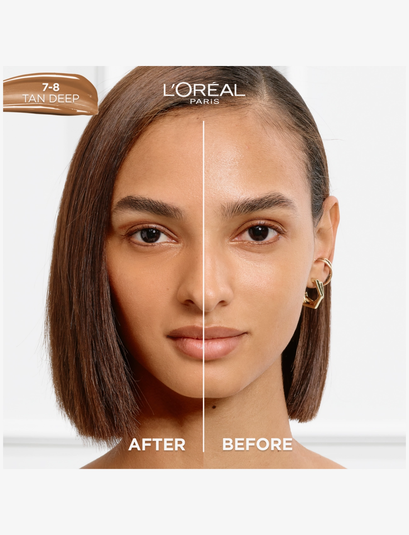 L'Oréal Paris - L'Oréal Paris True Match Nude Plumping Tinted Serum 7-8 Tan Deep 30 ml - makeup - tan-deep 7-8 - 3