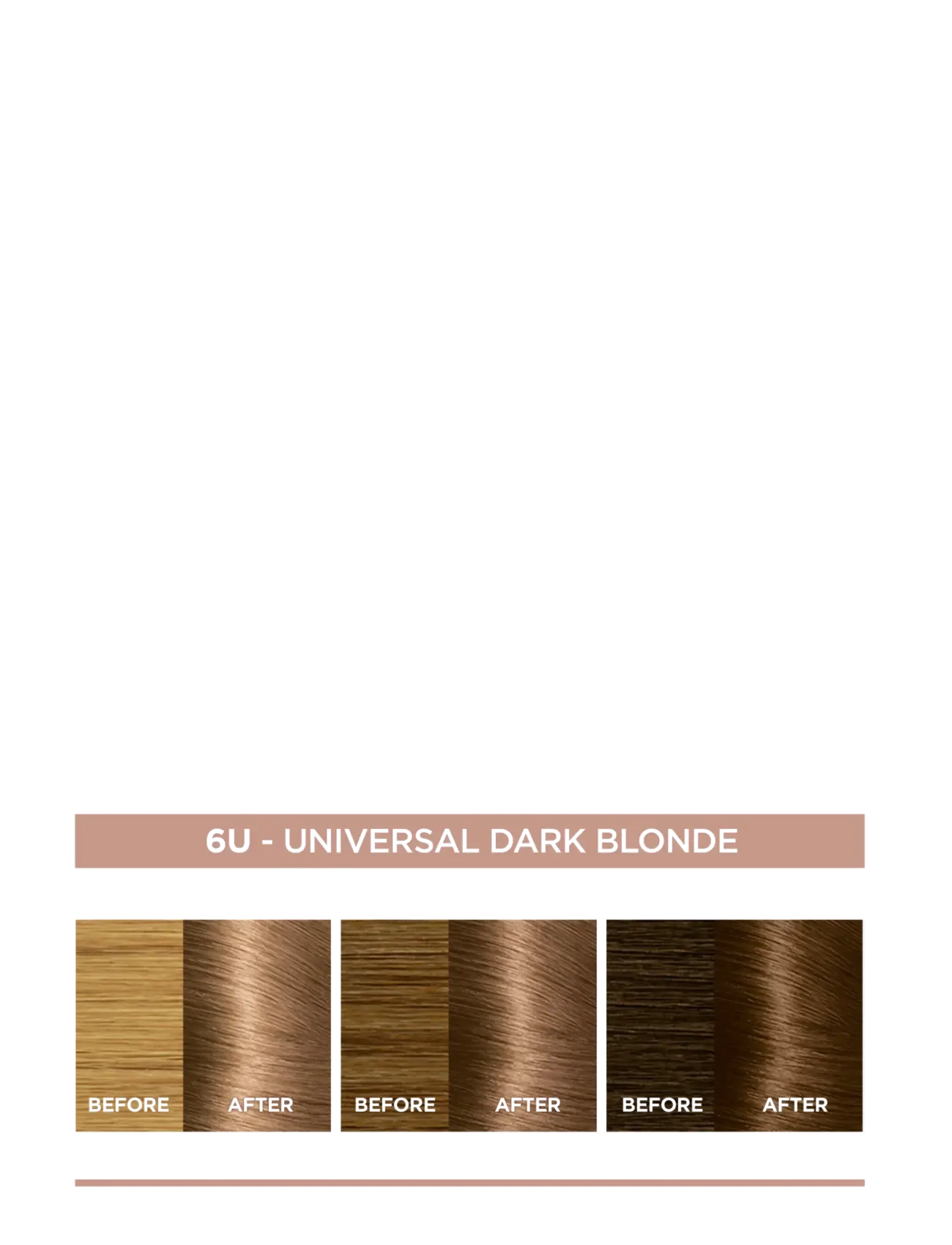 L'Oréal Paris - L'Oréal Paris Excellence Universal Nudes 6U Universal Dark Blonde - laveste priser - 6u universal dark blonde - 3