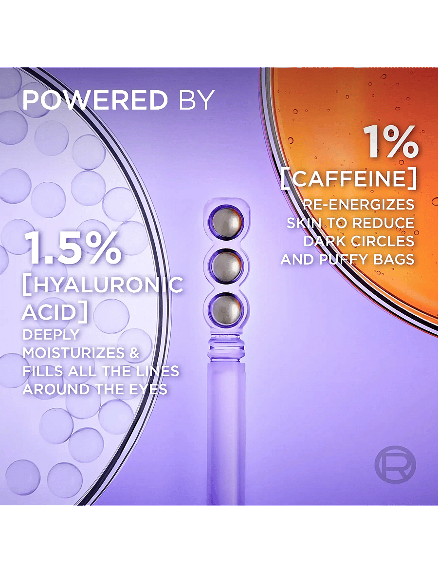 L'Oréal Paris - L'Oréal Paris Revitalift Filler 2,5% Hyaluronic Acid Eye Serum for normal skin 20 ml - silmaseerumid - no colour - 2