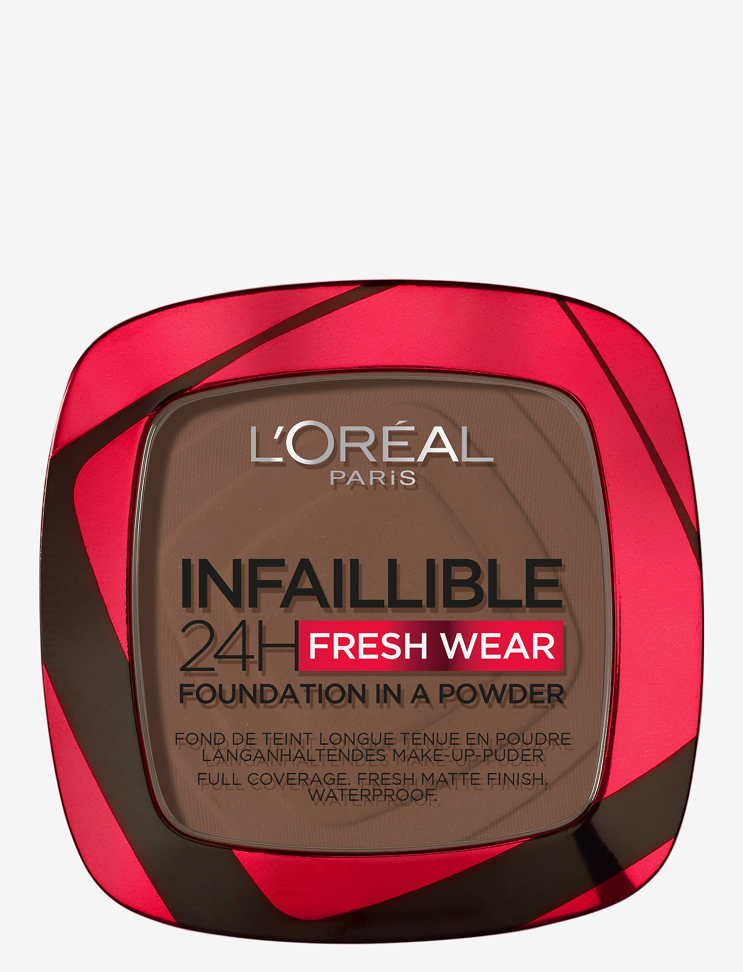 L'Oréal Paris L'oréal Paris Infaillible 24H Fresh Wear Powder Foundation 390 Ebony, 9 gr, Ansigt > Foundation, Dame