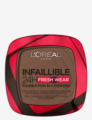 L'Oréal Paris - L'Oréal Paris Infaillible 24h Fresh Wear Powder Foundation 390 Ebony - festklær til outlet-priser - ebony 390 - 0