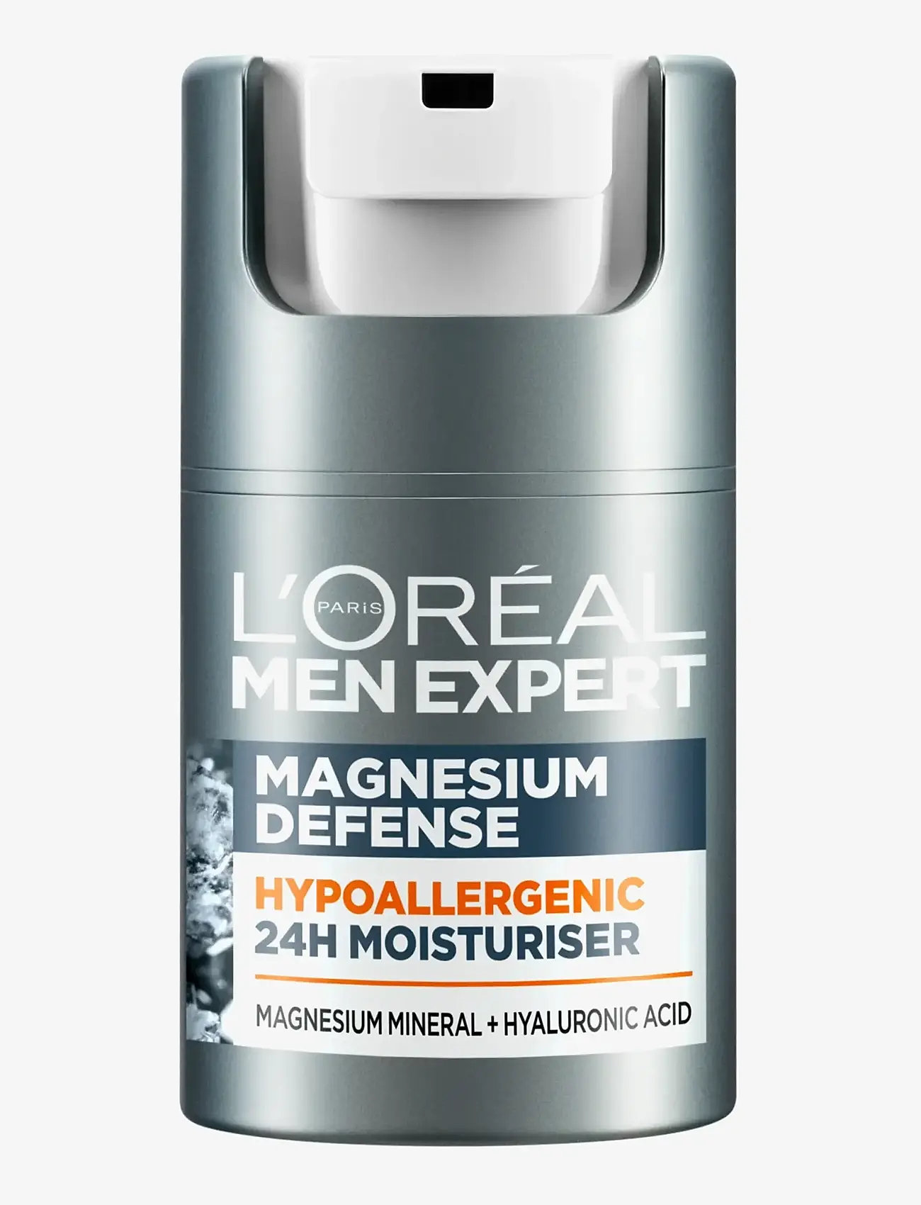 L'Oréal Paris - L'Oréal Paris Men Expert Magnesium Defence Hypoallergenic 24H Moisturiser for sensitive skin 50 ml - fugtpleje - no colour - 0