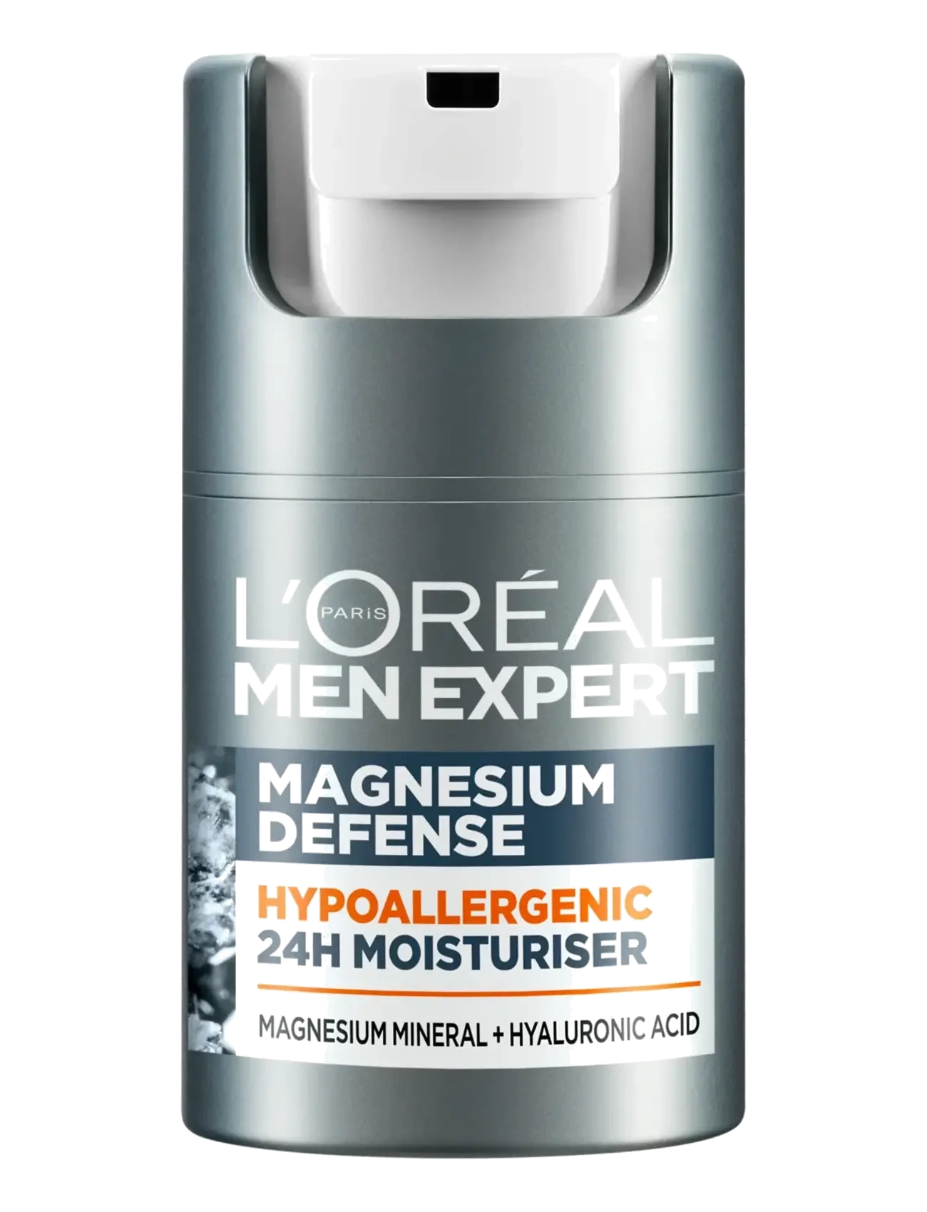 L'Oréal Paris L'Oréal Paris Men Expert Magnesium Defence Hypoallergenic 24H Moisturiser for sensitive skin 50 ml - Hudvård - NO COLOUR / undefined