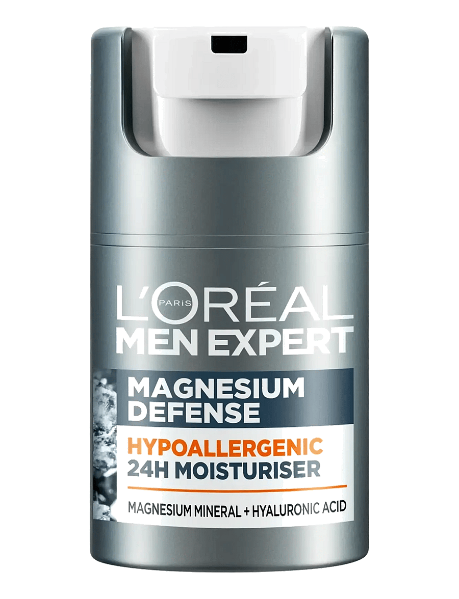 L'Oréal Paris - L'Oréal Paris Men Expert Magnesium Defence Hypoallergenic 24H Moisturiser for sensitive skin 50 ml - niisutajad - no colour - 0