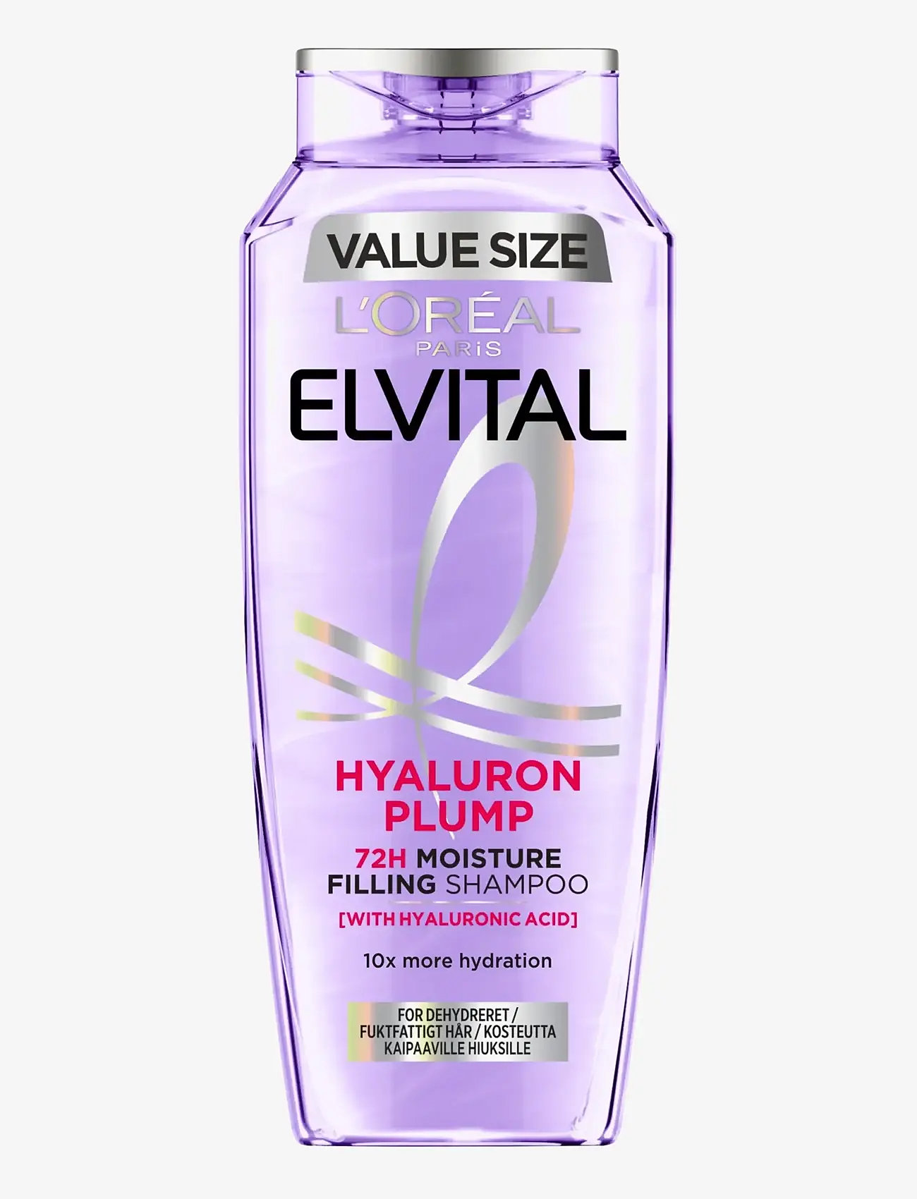 L'Oréal Paris - L'Oréal Paris Elvital Hyaluron Plump Shampoo for dehydrated hair 400 ml - shampoo - hyaluron plump - 0