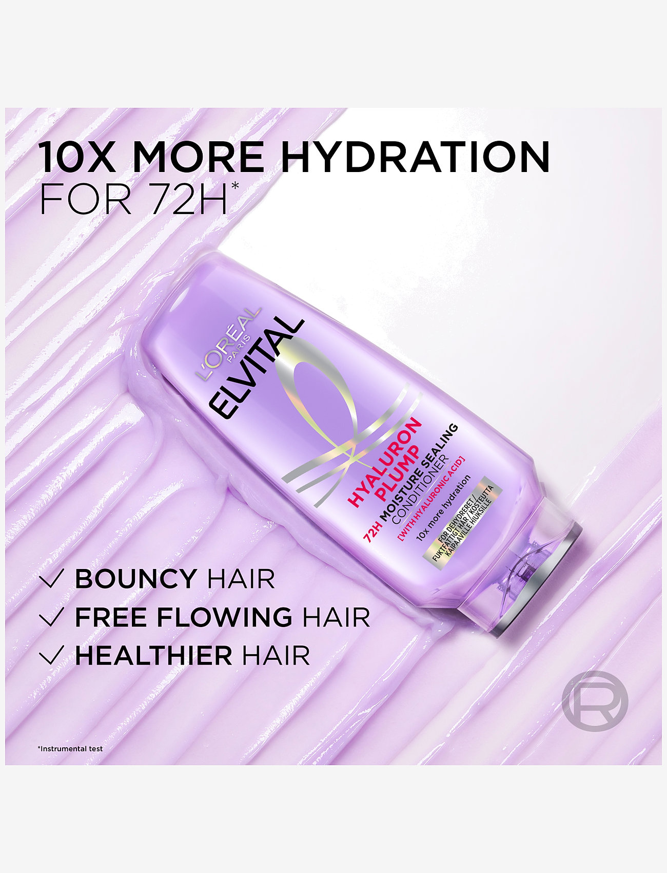 L'Oréal Paris - L'Oréal Paris Elvital Hyaluron Plump Conditioner 400ml - balsam - hyaluron plump - 3