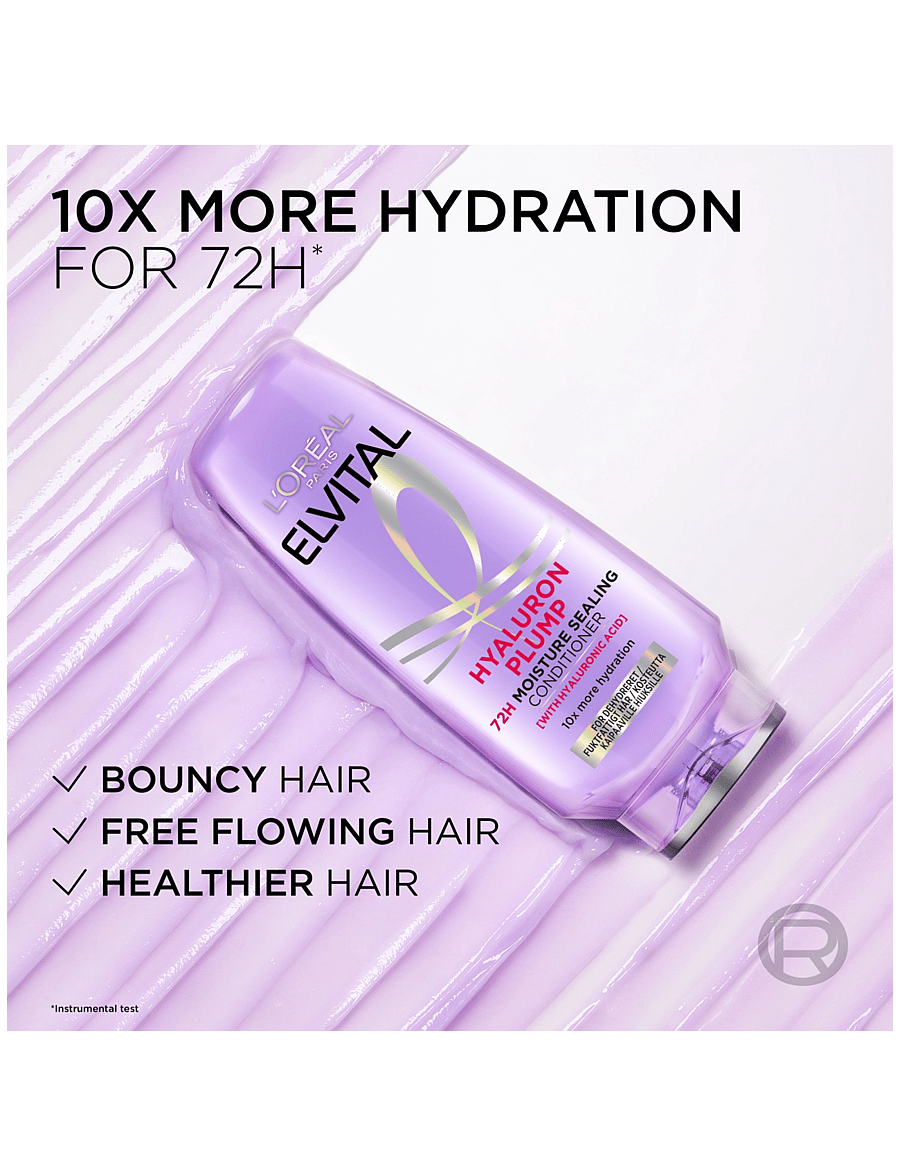 L'Oréal Paris - L'Oréal Paris Elvital Hyaluron Plump Conditioner for dehydrated hair 400 ml - palsam - hyaluron plump - 2