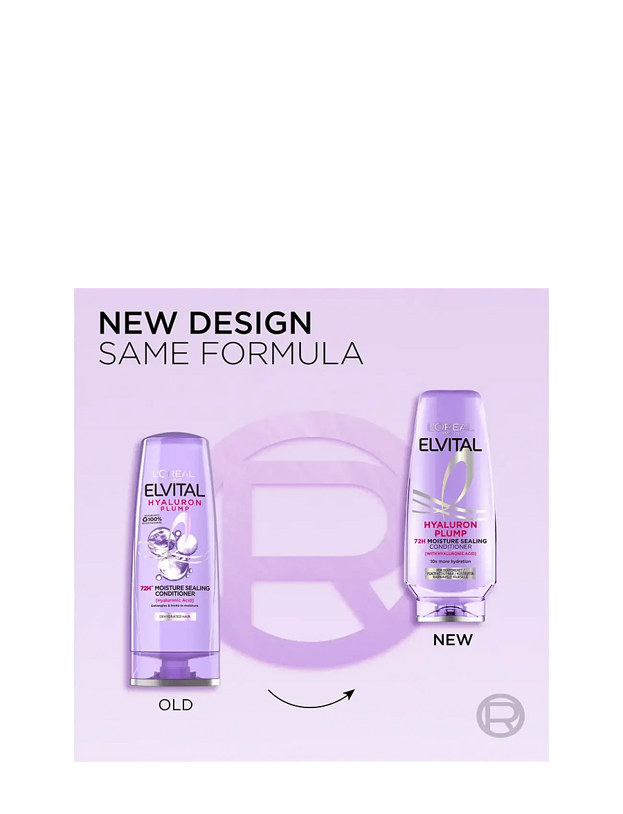 L'Oréal Paris - L'Oréal Paris Elvital Hyaluron Plump Conditioner for dehydrated hair 200 ml - palsam - no colour - 1