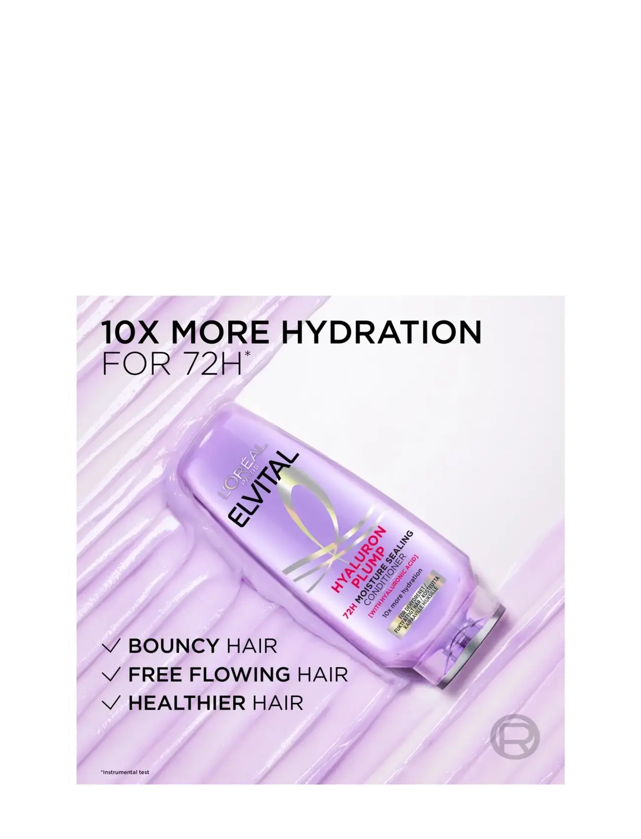 L'Oréal Paris - L'Oréal Paris Elvital Hyaluron Plump Conditioner for dehydrated hair 200 ml - lägsta priserna - no colour - 2