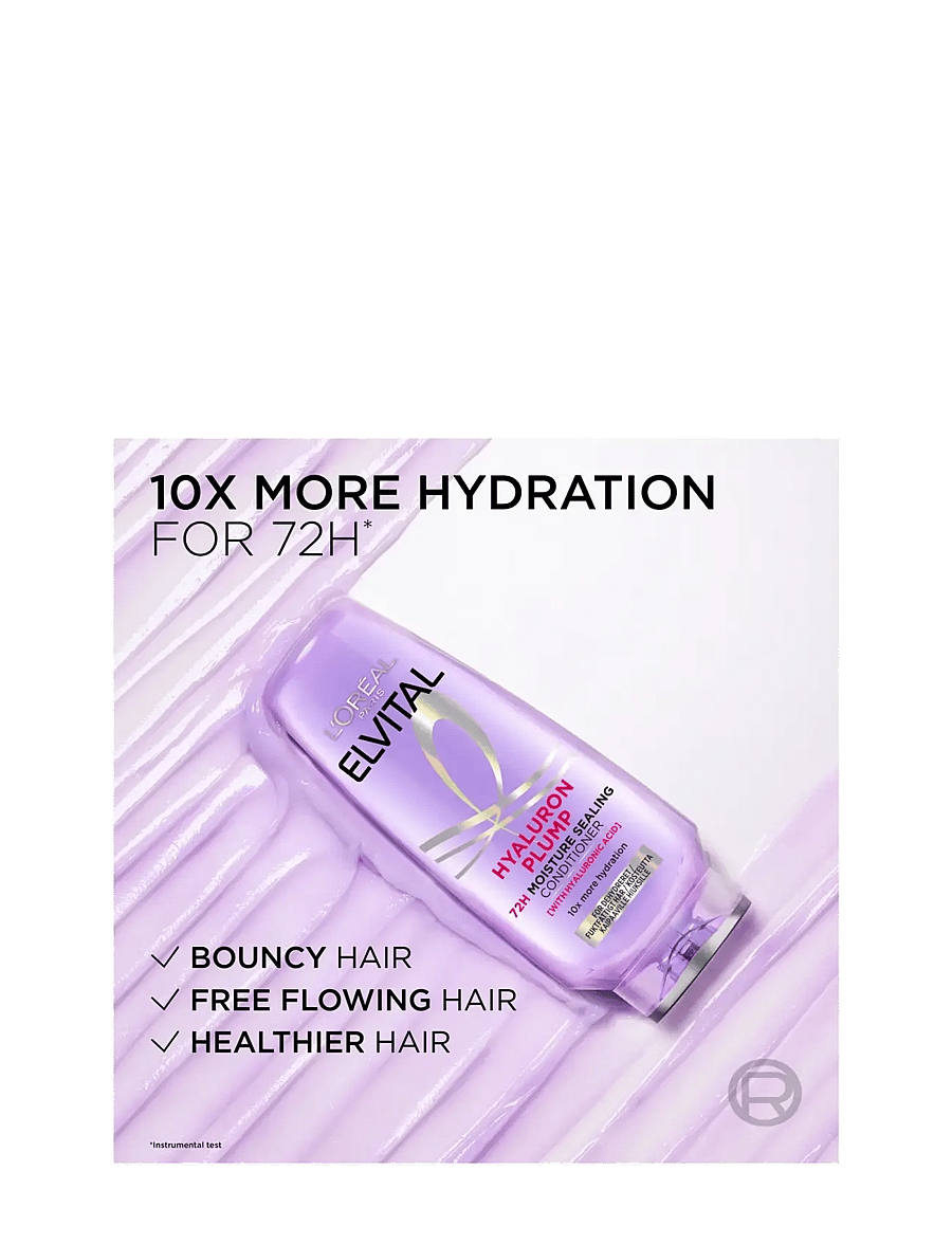 L'Oréal Paris - L'Oréal Paris Elvital Hyaluron Plump Conditioner for dehydrated hair 200 ml - palsam - no colour - 2