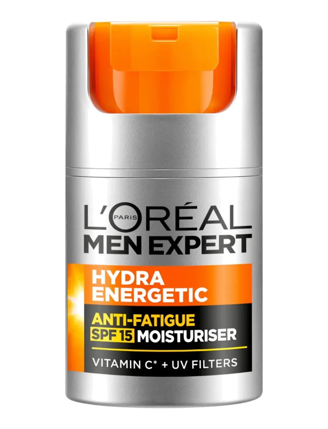 L'Oréal Paris L'oréal Paris Men Expert Hydra Energetic Anti-Fatigue Moisturiser Spf15 For Normal Skin 50 ml, 50 ml, Nude, Ansigt > Fugtighedscreme, He