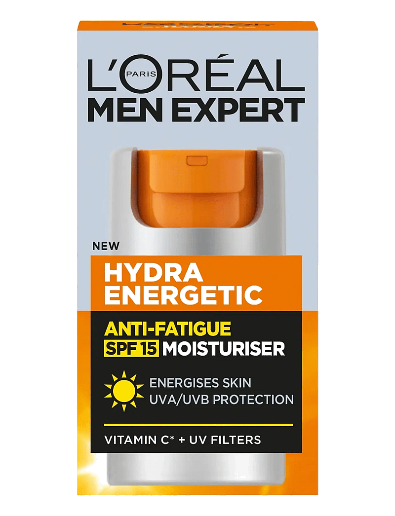 L'Oréal Paris - L'Oréal Paris Men Expert Hydra Energetic Anti-Fatigue Moisturiser SPF15 for normal skin 50 ml - solcremer til ansigt - spf 15 moisturizer - 1