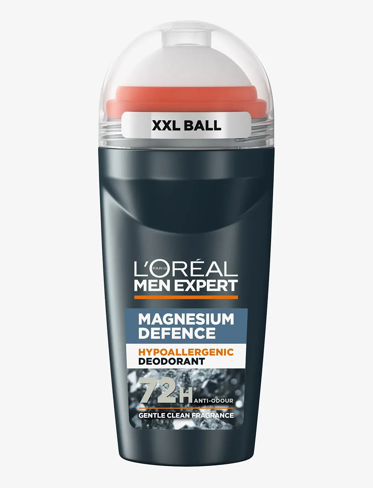 L'Oréal Paris - L'Oréal Paris Men Expert Magnesium Defence Hypoallergenic 48H Deodorant Roll On 50 ml - deodorant - clear - 1