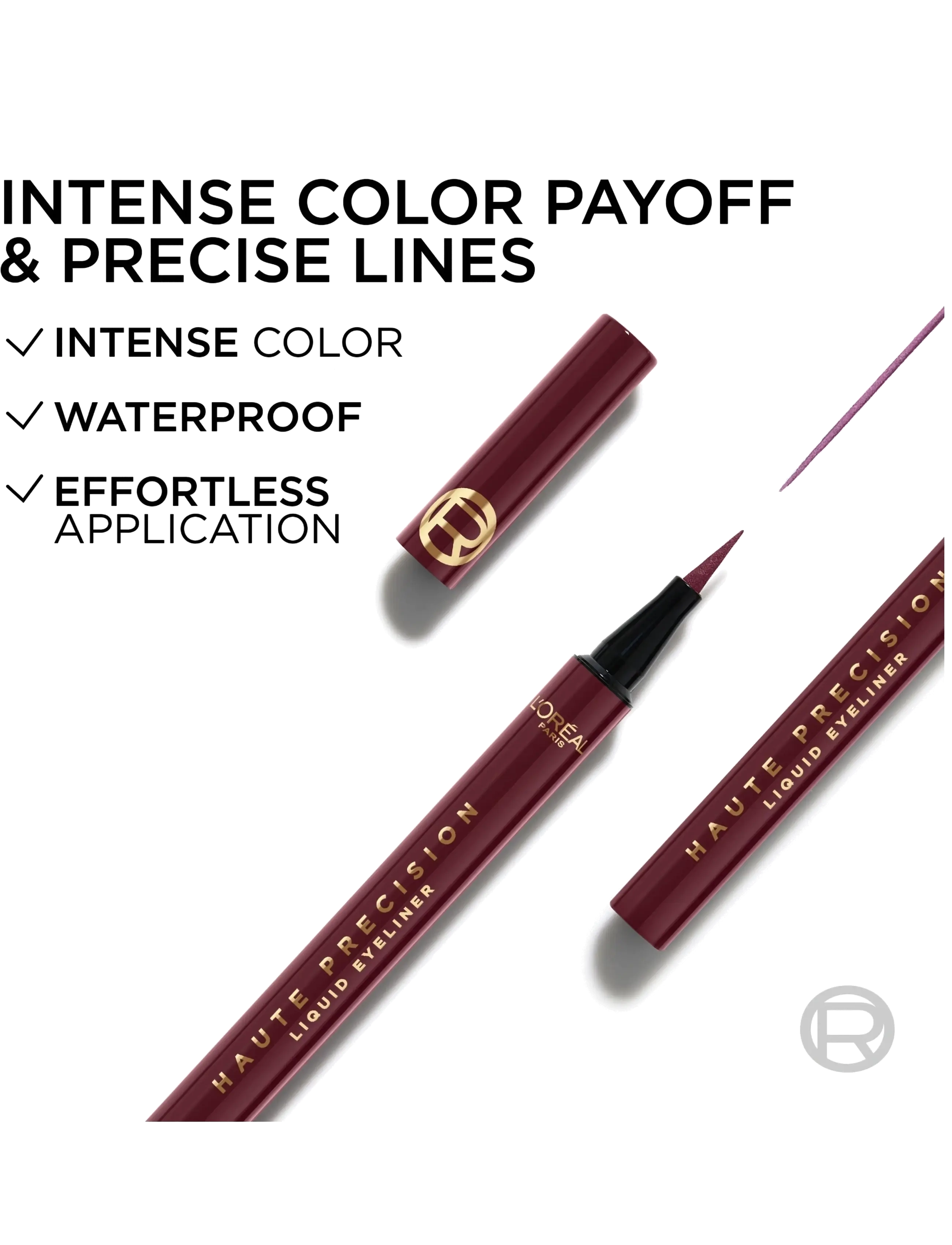 L'Oréal Paris - L'Oréal Paris Haute Precision Liquid Eyeliner - makeup - 050 bordeaux cashmere - 3