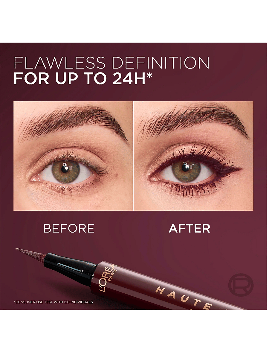 L'Oréal Paris - L'Oréal Paris Haute Precision Liquid Eyeliner - makeup - 050 bordeaux cashmere - 4