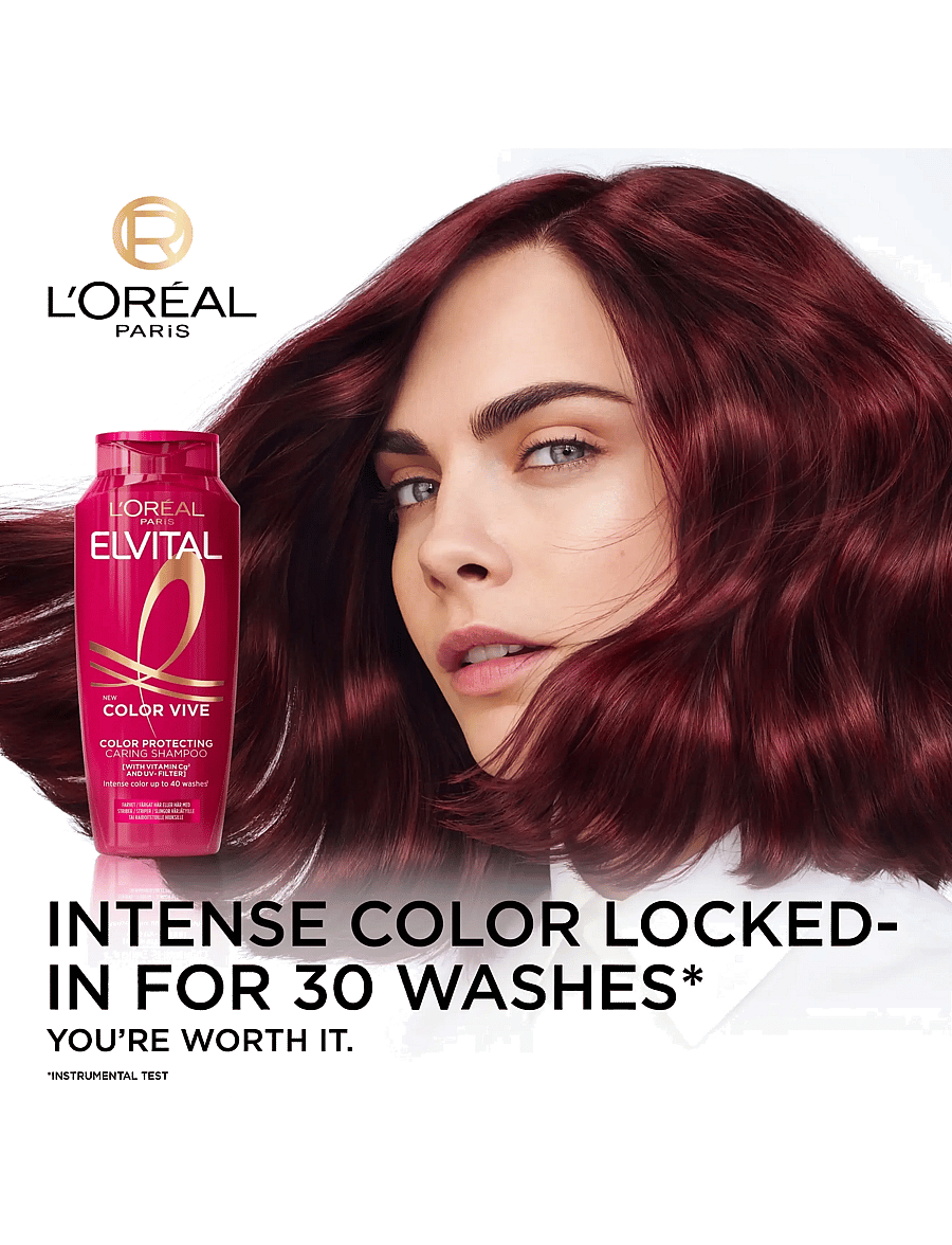 L'Oréal Paris - L'Oréal Paris Elvital Color Vive Shampoo for colored hair 1000 ml - Šampoon - clear - 2