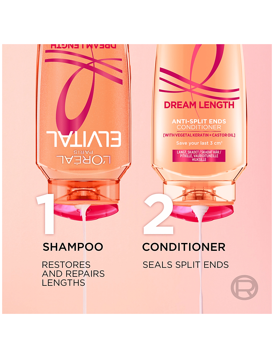 L'Oréal Paris - L'Oréal Paris Elvital Dream Length Shampoo for long hair 1000 ml - Šampoon - clear - 3