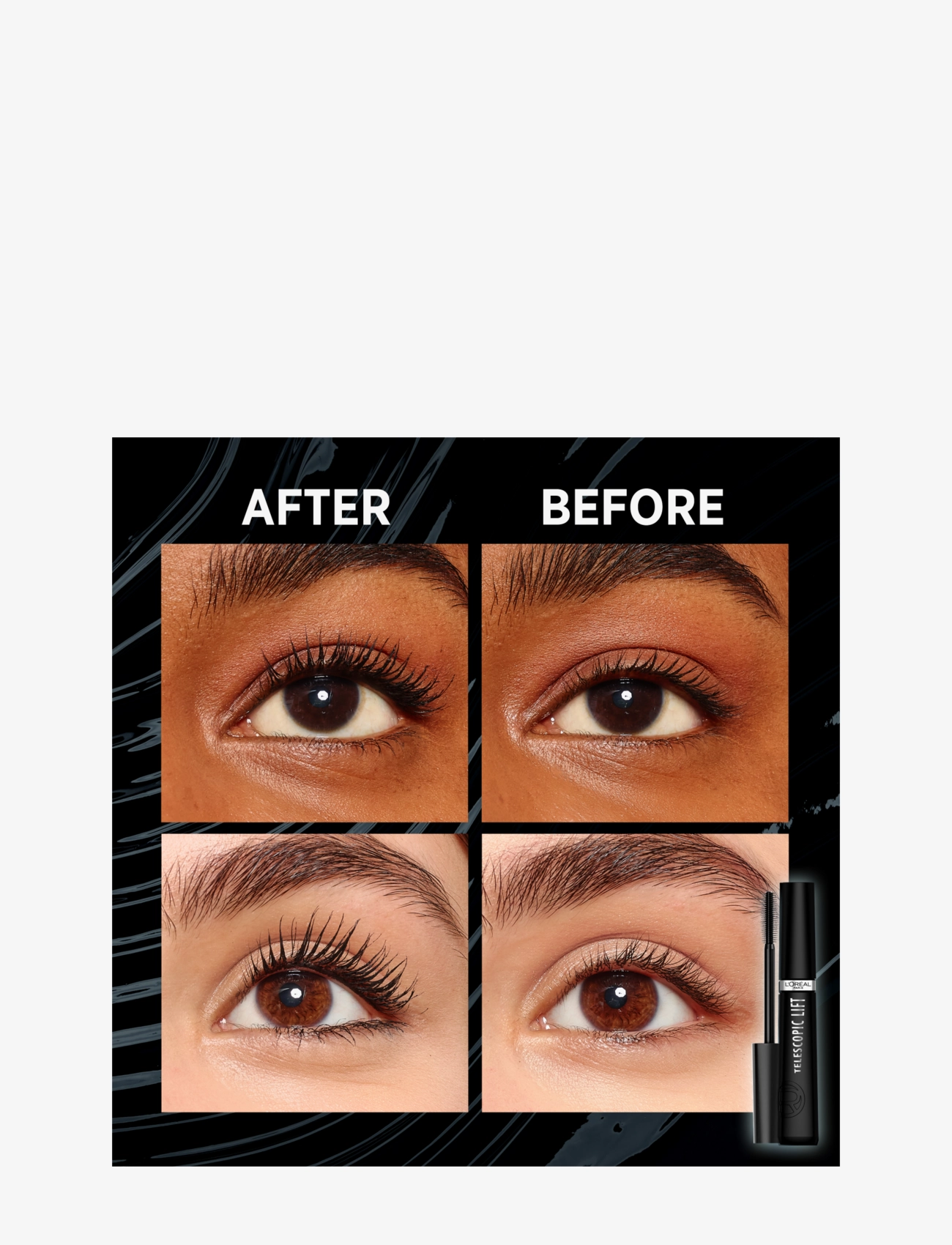 L'Oréal Paris - L'Oréal Paris Telescopic Lift Mascara Extra Black 9,9 ml - silmät ja kulmakarvat - extra black 00 - 5