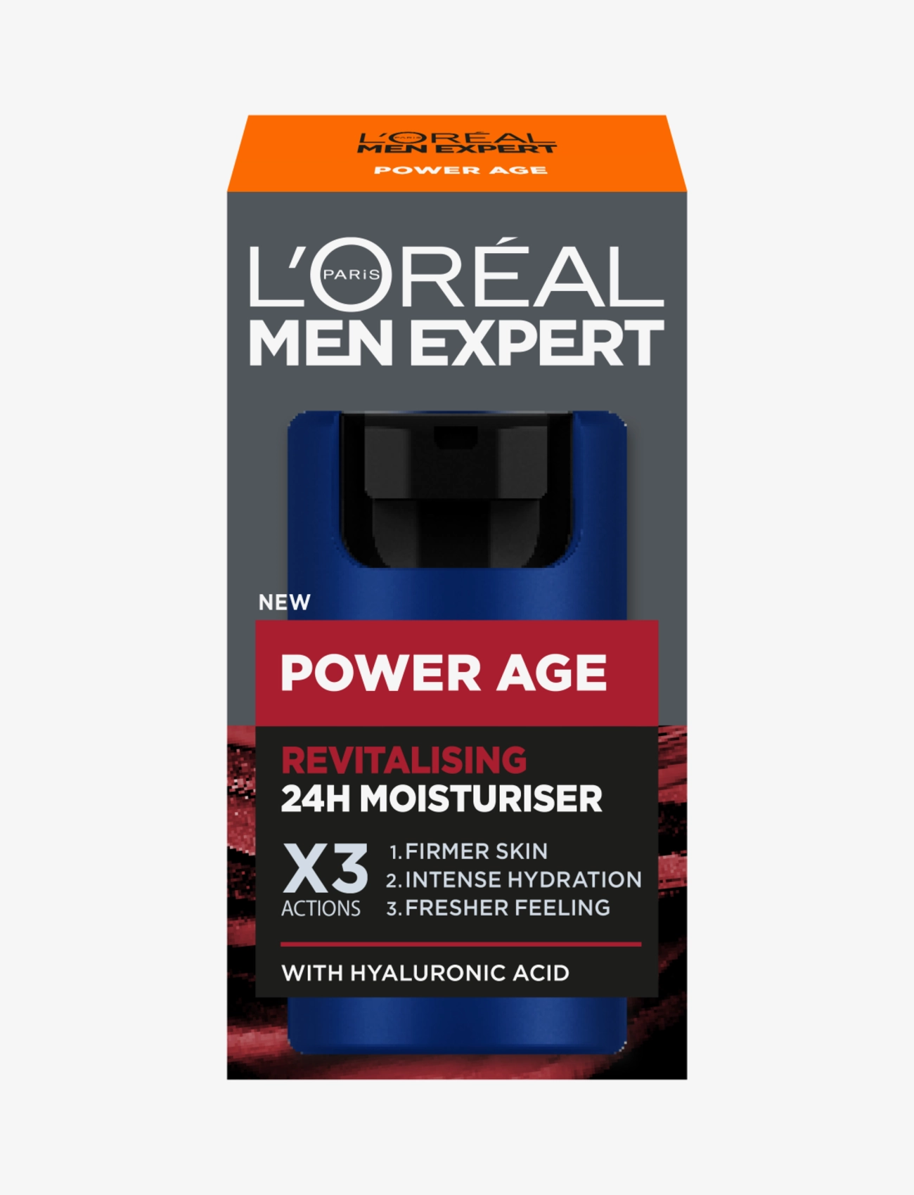 L'Oréal Paris L'oréal Paris Men Expert Power Age Revitalising Moisturiser For Normal Skin 50 ml, 50 ml, Nude, Ansigt > Fugtighedscreme, Herre