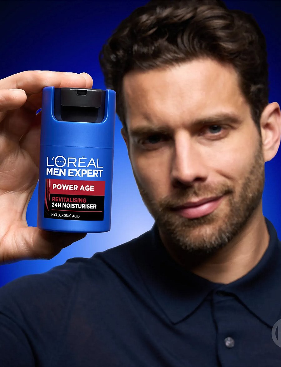 L'Oréal Paris - L'Oréal Paris Men Expert Power Age Revitalising Moisturiser for normal skin 50 ml - fugtpleje - clear - 0