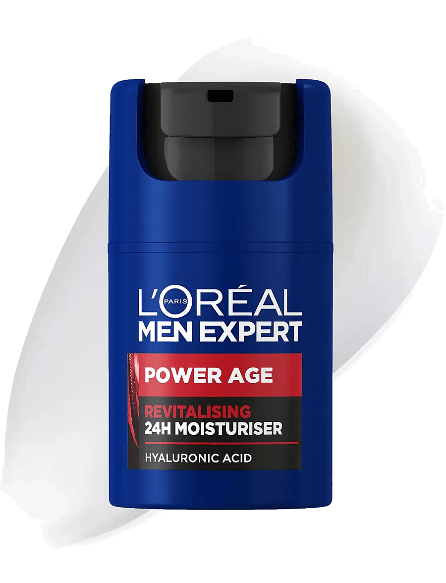 L'Oréal Paris - L'Oréal Paris Men Expert Power Age Revitalising Moisturiser for normal skin 50 ml - fugtpleje - clear - 3