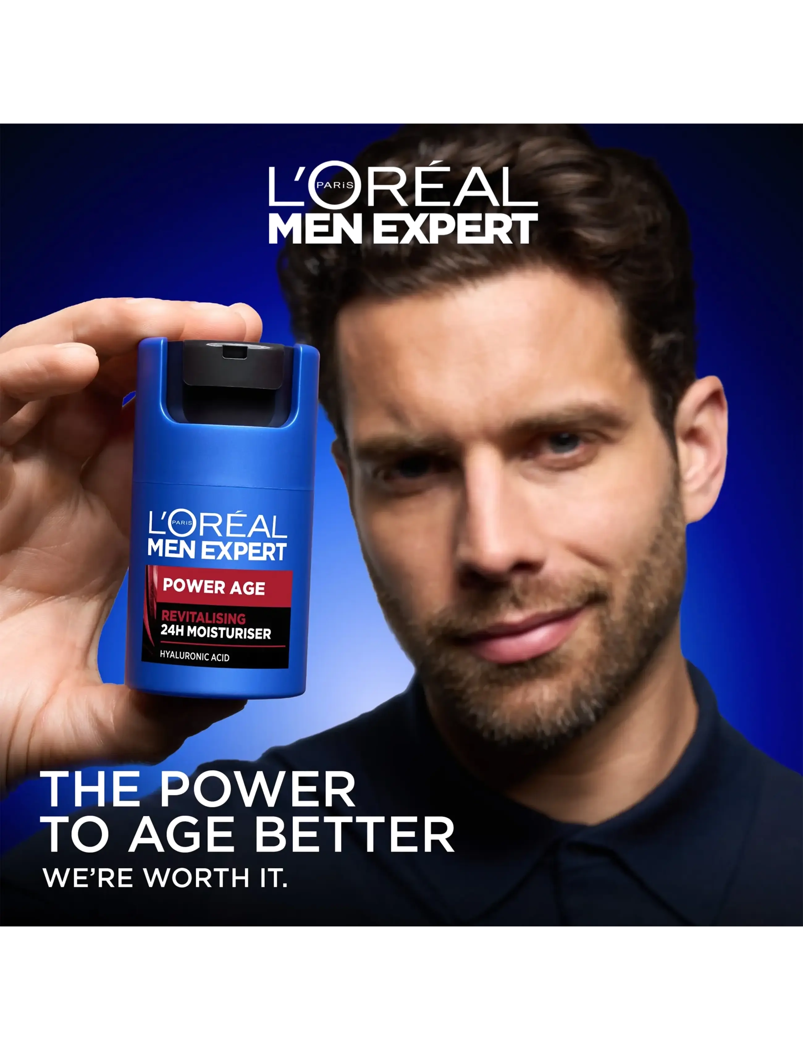 L'Oréal Paris - L'Oréal Paris Men Expert Power Age Revitalising Moisturiser for normal skin 50 ml - fugtpleje - clear - 4