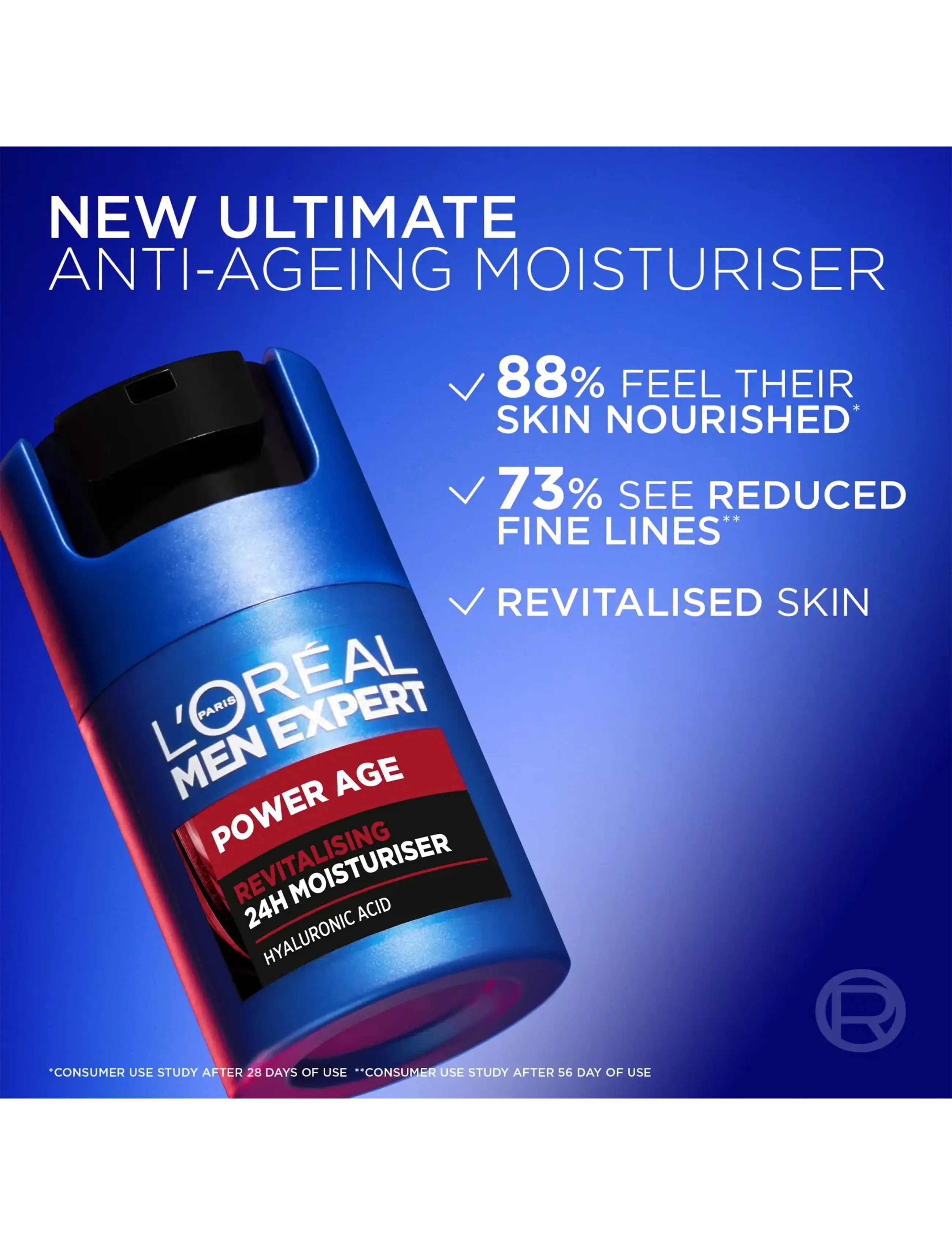 L'Oréal Paris - L'Oréal Paris Men Expert Power Age Revitalising Moisturiser for normal skin 50 ml - fugtpleje - clear - 5