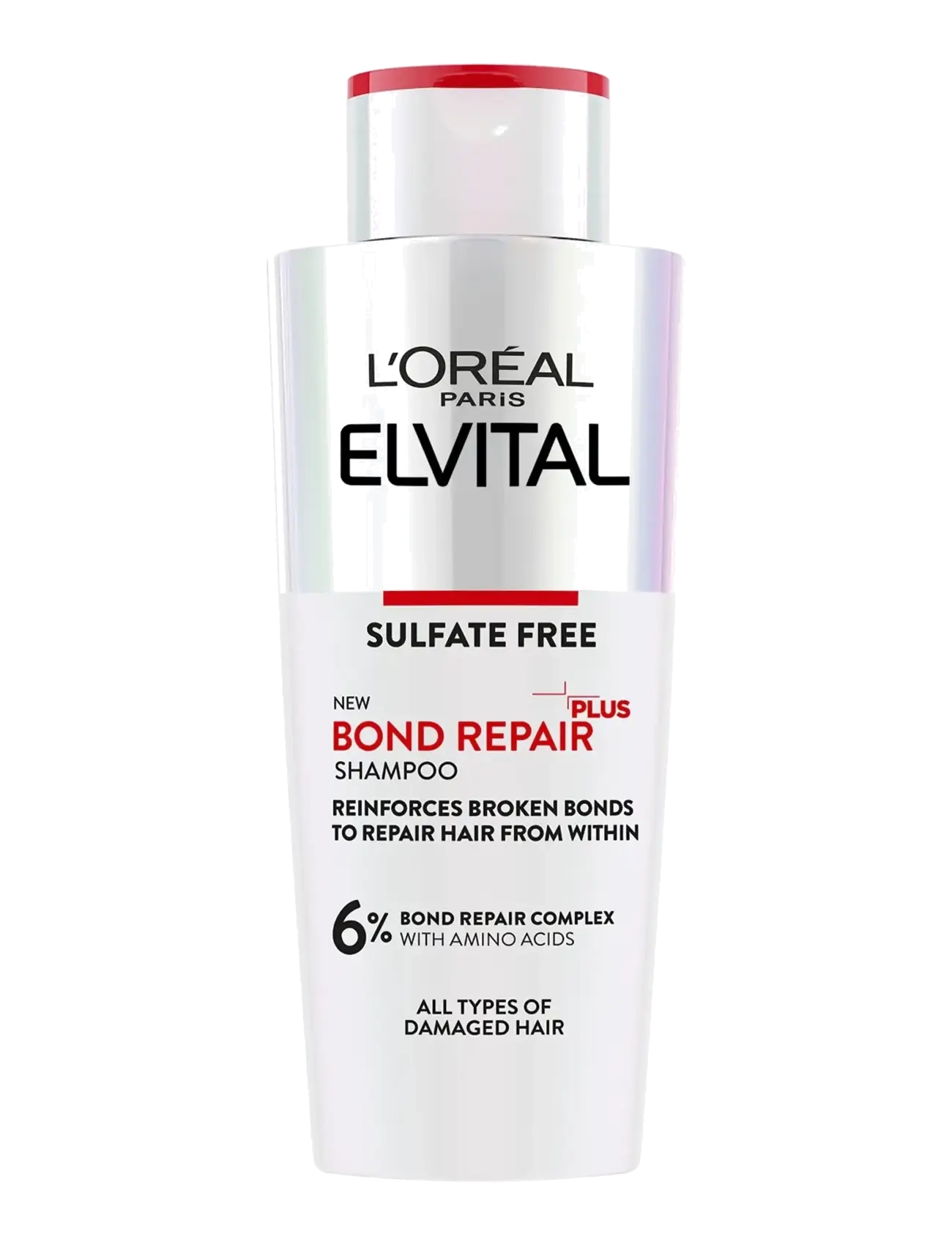 L'Oréal Paris L'oréal Paris Elvital Bond Repair Shampoo For Damaged Hair 200 ml, 200 ml, Nude, Pleje > Shampoo, Dame