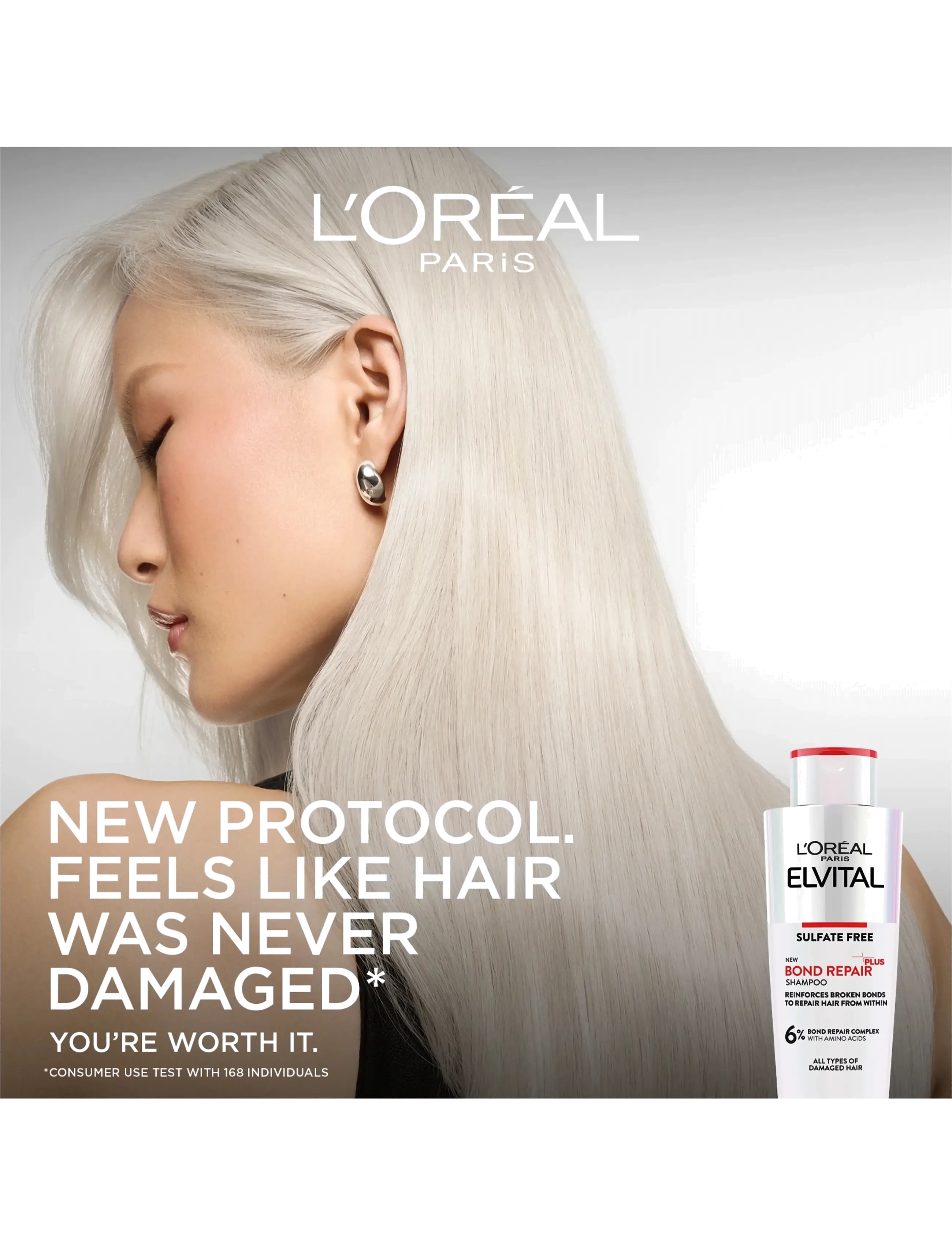 L'Oréal Paris - L'Oréal Paris Elvital Bond Repair Shampoo for damaged hair 200 ml - shampoo - no colour - 1