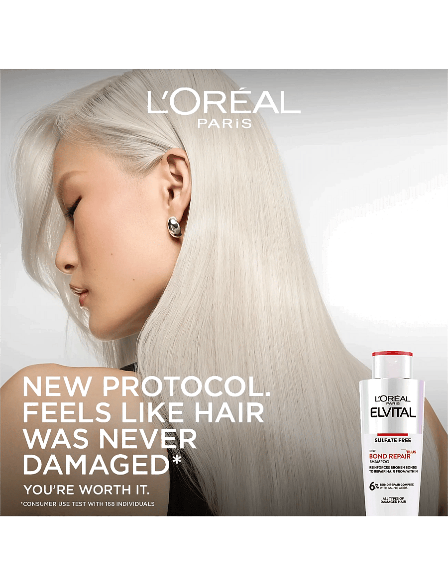 L'Oréal Paris - L'Oréal Paris Elvital Bond Repair Shampoo for damaged hair 200 ml - Šampoon - no colour - 1