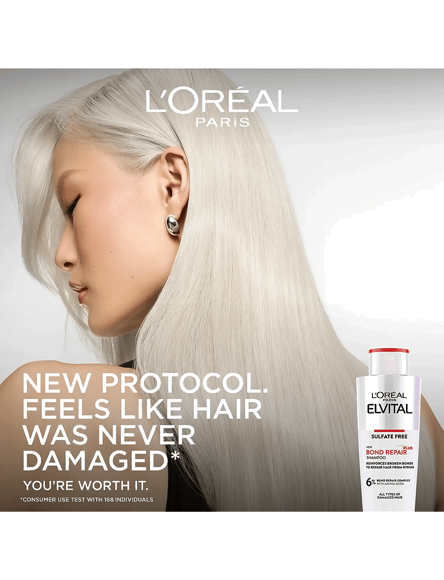 L'Oréal Paris - L'Oréal Paris Elvital Bond Repair Shampoo for damaged hair 200 ml - Šampoon - no colour - 4