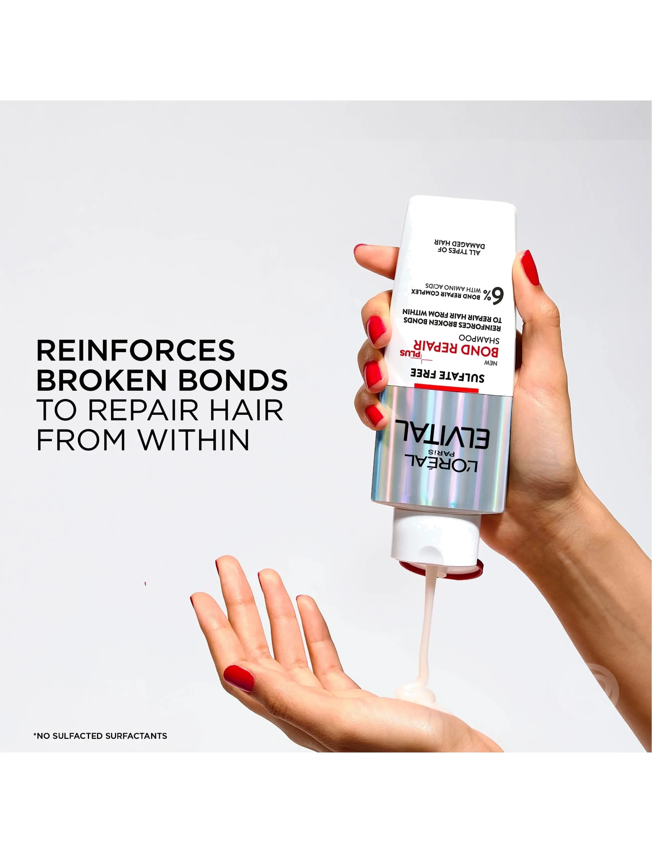 L'Oréal Paris - L'Oréal Paris Elvital Bond Repair Shampoo for damaged hair 200 ml - shampoo - no colour - 5