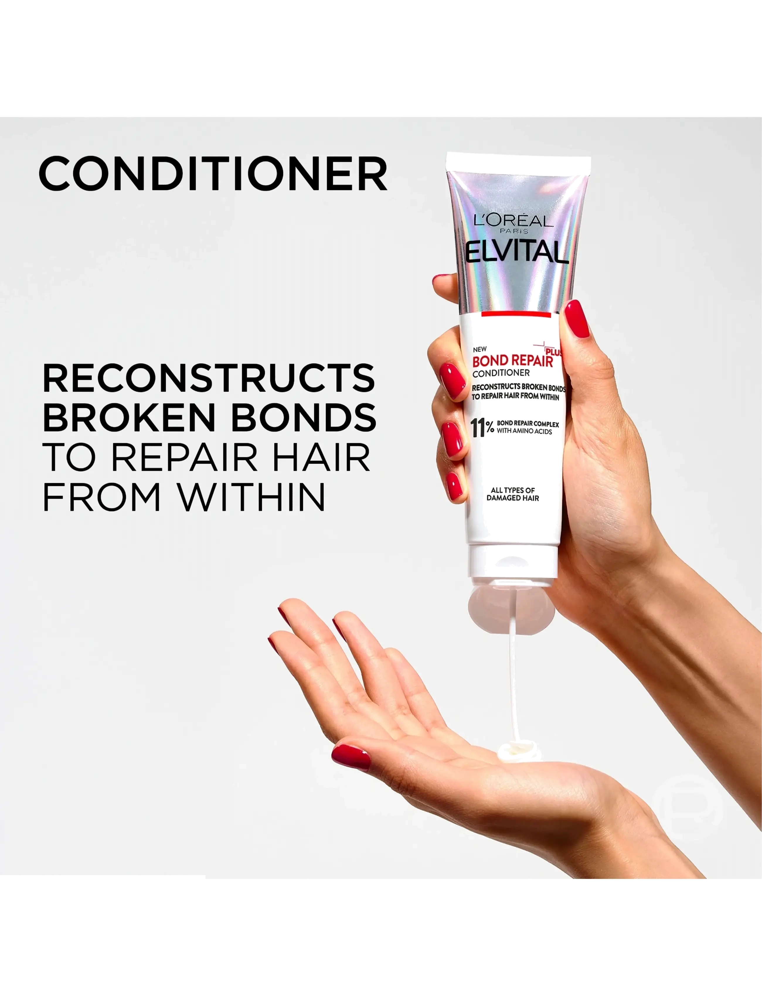 L'Oréal Paris - L'Oréal Paris Elvital Bond Repair Conditioner for damaged hair 150 ml - balsam & conditioner - no colour - 5