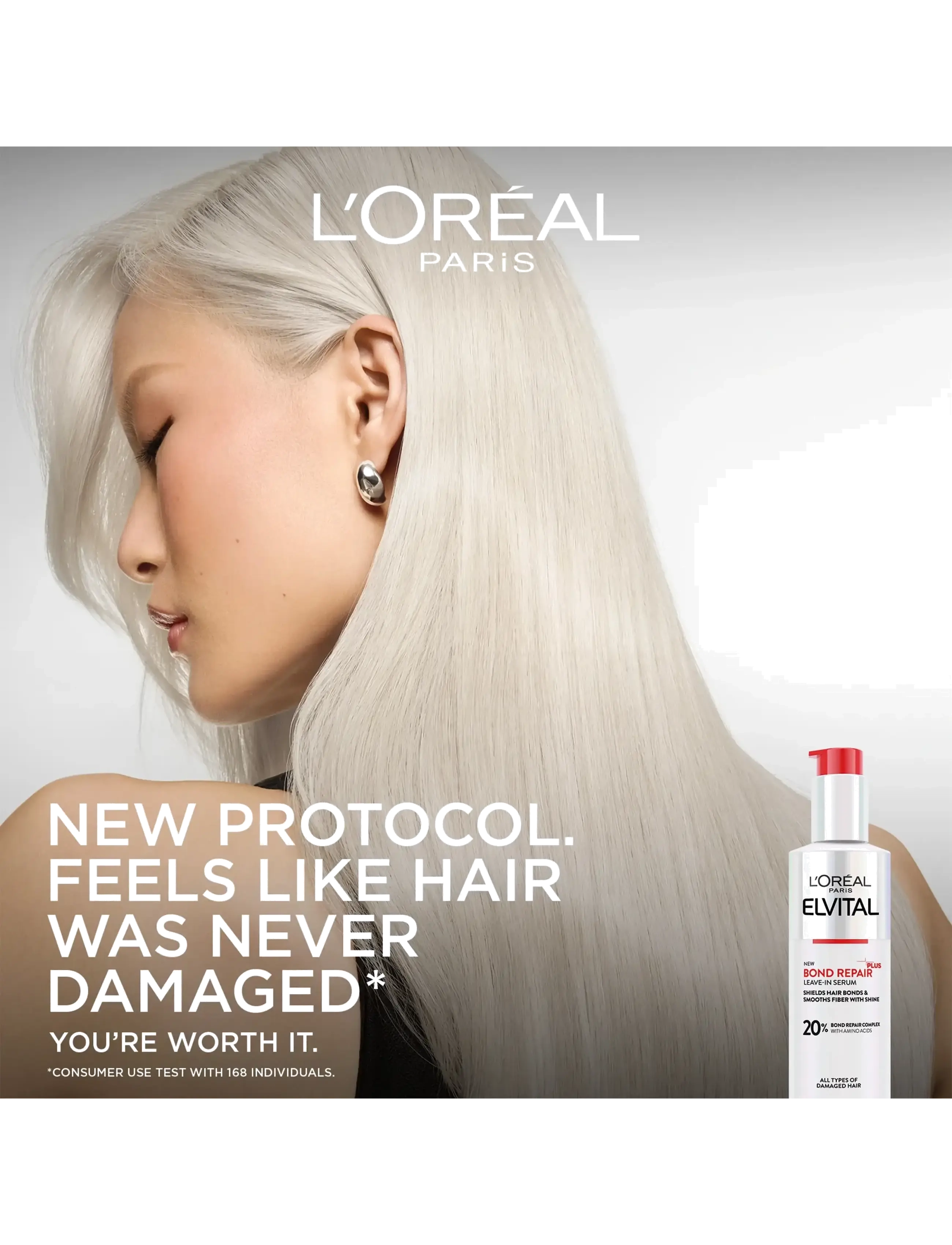 L'Oréal Paris - L'Oréal Paris Elvital Bond Repair Leave-in Serum for damaged hair 150 ml - hårserum - no colour - 4