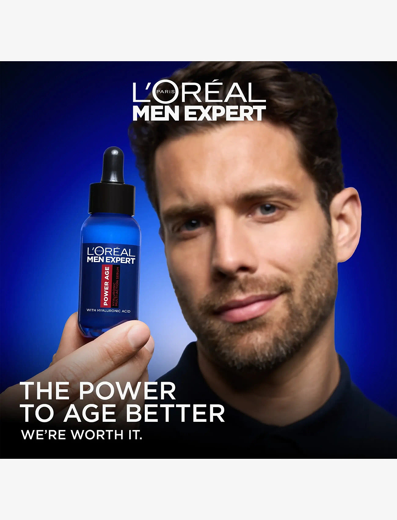 L'Oréal Paris - L'Oréal Paris Men Expert Power Age Hyaluronic Multi-Action Serum for normal skin 30 ml - serum - no colour - 3
