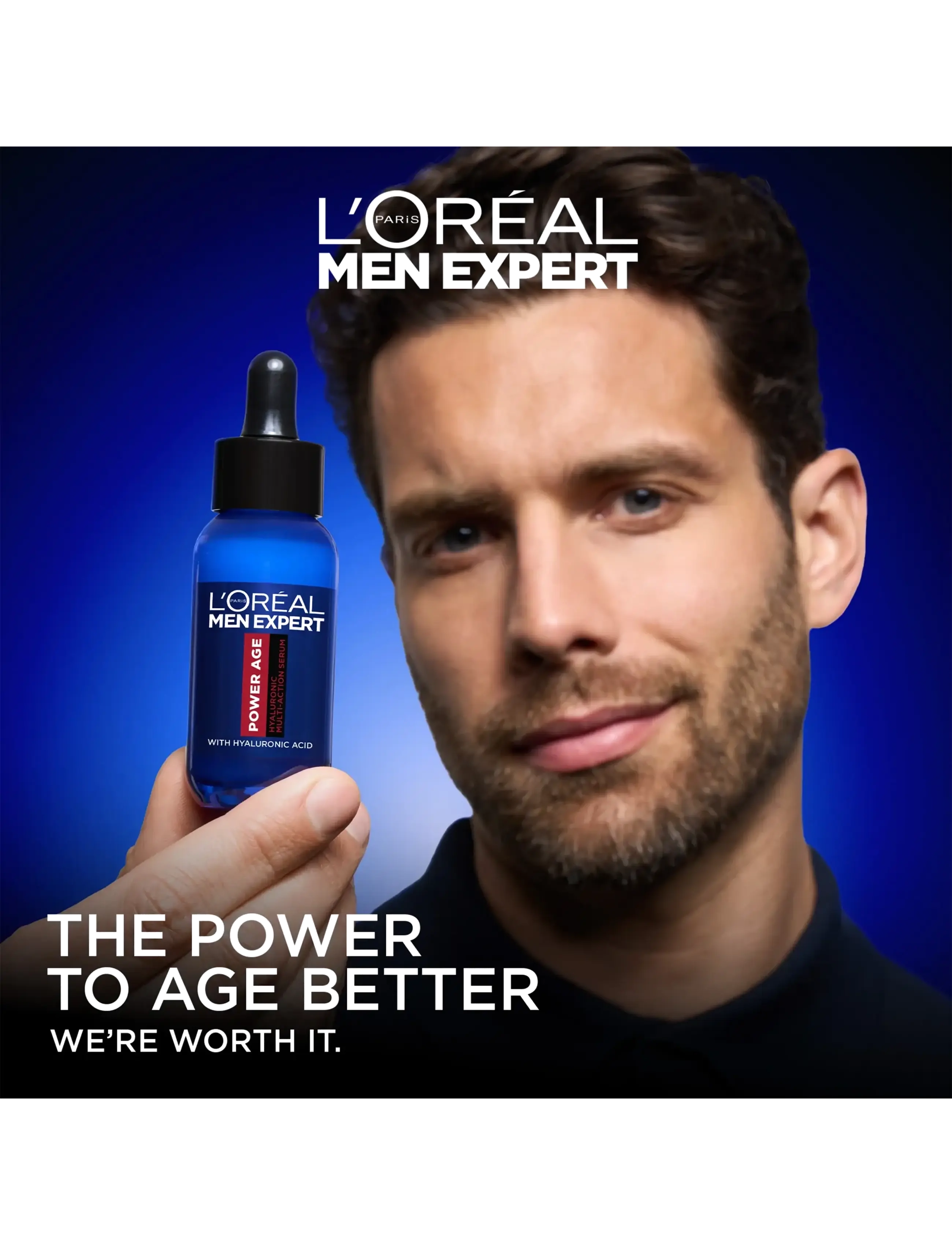 L'Oréal Paris - L'Oréal Paris Men Expert Power Age Hyaluronic Multi-Action Serum for normal skin 30 ml - serum - no colour - 3