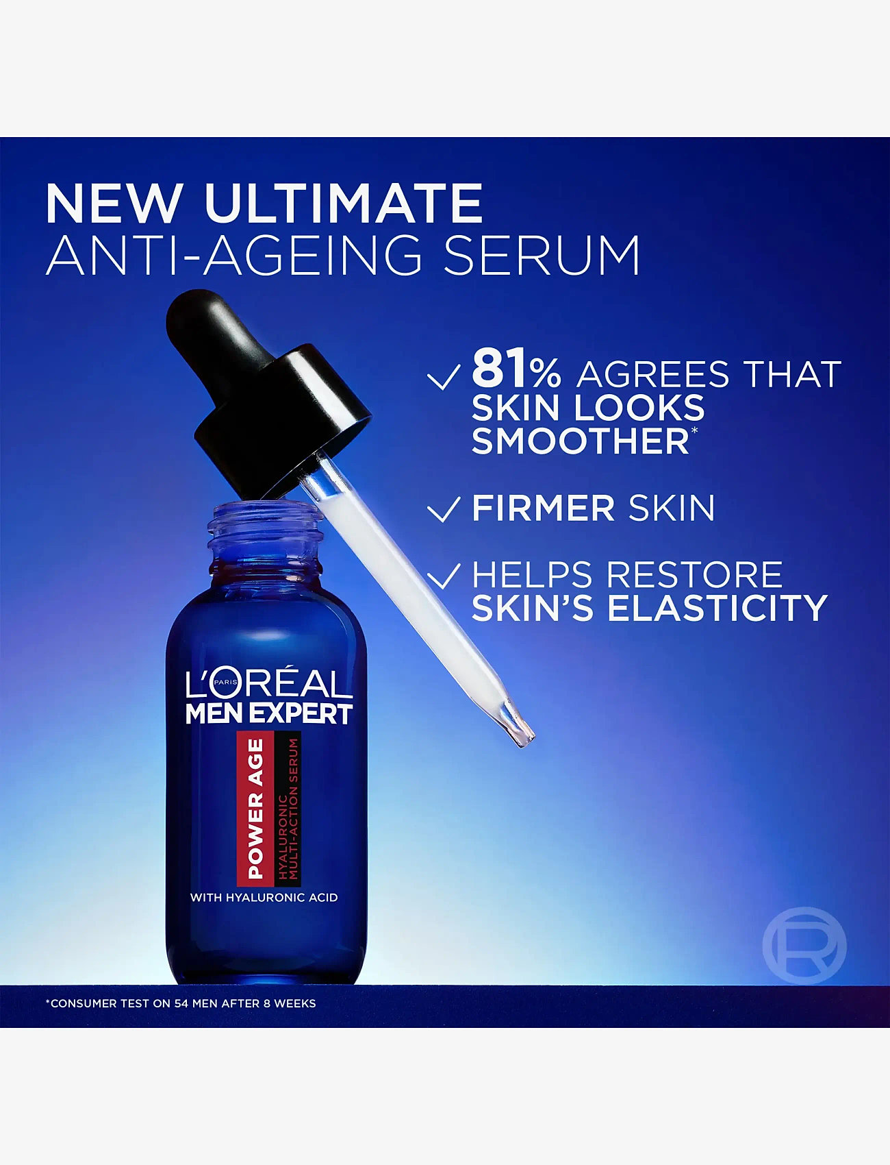 L'Oréal Paris - L'Oréal Paris Men Expert Power Age Hyaluronic Multi-Action Serum for normal skin 30 ml - serum - no colour - 4