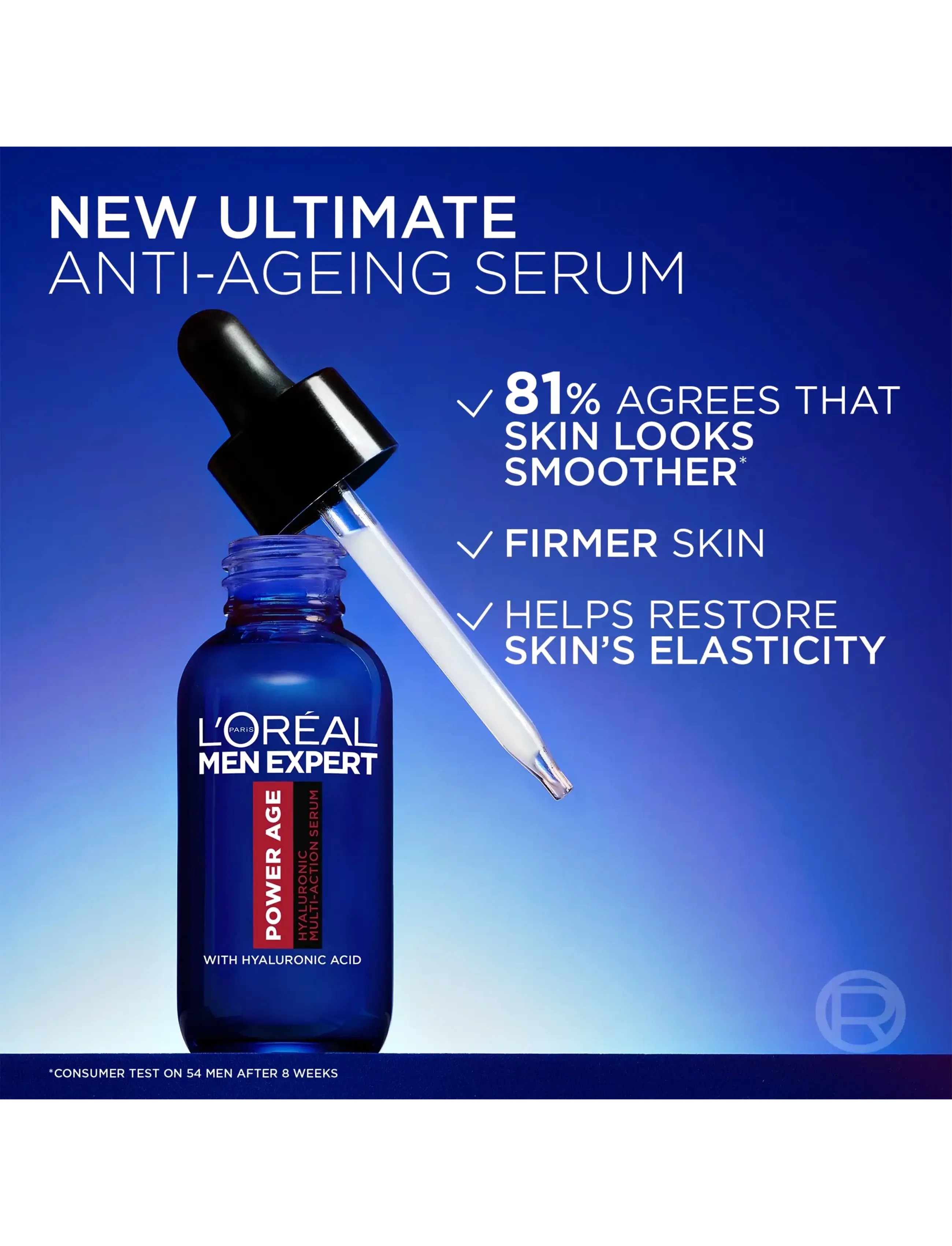 L'Oréal Paris - L'Oréal Paris Men Expert Power Age Hyaluronic Multi-Action Serum for normal skin 30 ml - serum - no colour - 4
