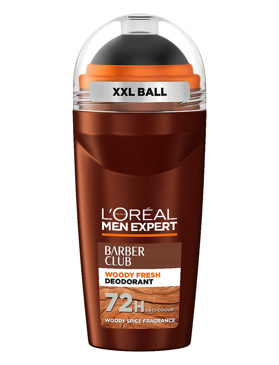 L'Oréal Paris - L'Oréal Paris Men Expert Barber Club 72H Protective Deodorant Roll On for all skin types 50ml - roll-on - clear - 0
