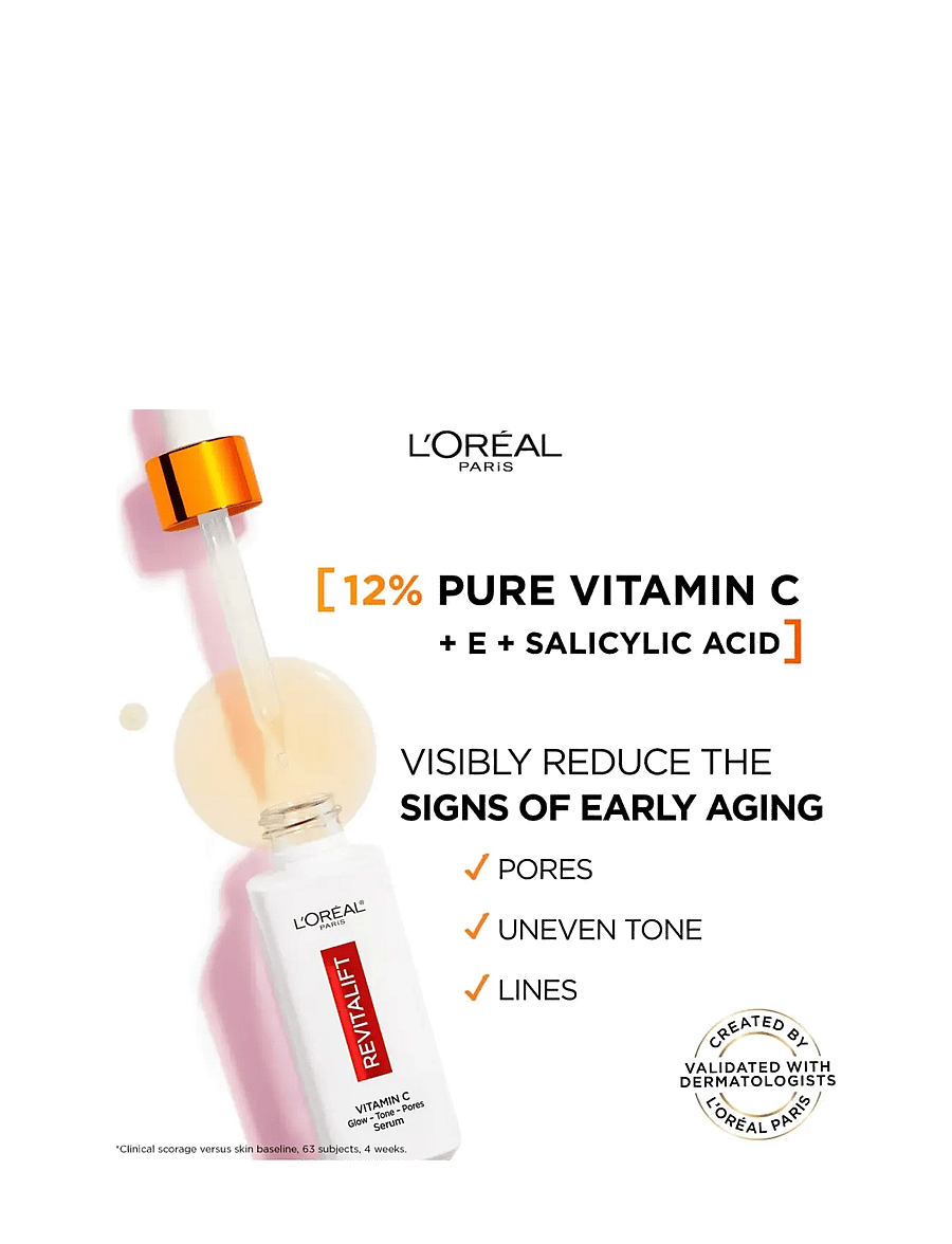 L'Oréal Paris - L'Oréal Paris Revitalift Clinical 12% Pure Vitamin C Serum for normal skin 30 ml - seerumid - no colour - 2