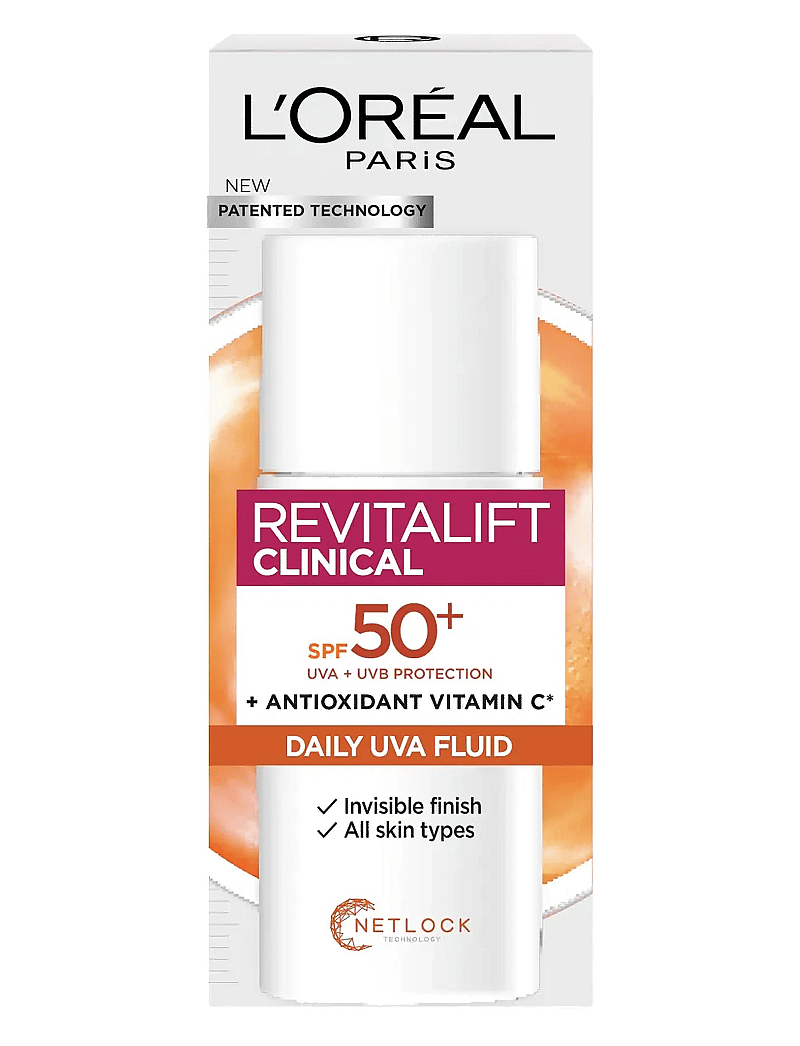 L'Oréal Paris - L'Oréal Paris Revitalift Clinical Daily Moisturizing UVA Fluid SPF50+ for normal skin 50 ml - for ansiktet - no colour - 1