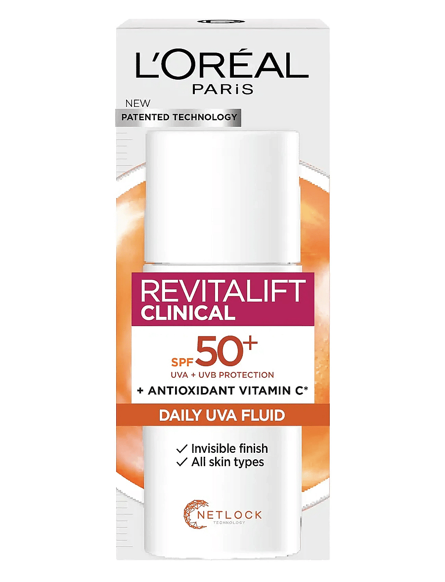 L'Oréal Paris - L'Oréal Paris Revitalift Clinical Daily Moisturizing UVA Fluid SPF50+ for normal skin 50 ml - for ansiktet - no colour - 1