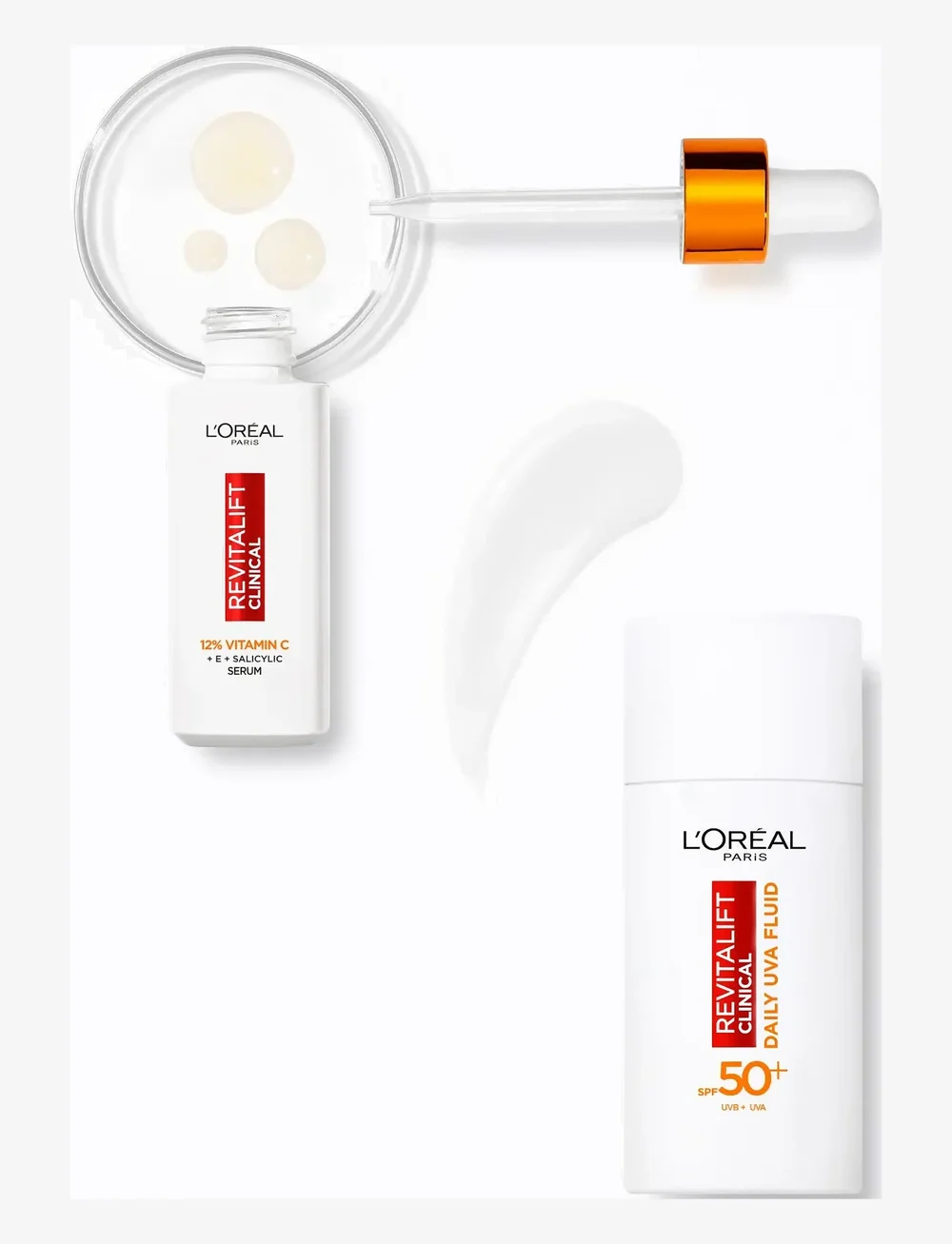 L'Oréal Paris - L'Oréal Paris Revitalift Clinical Daily Moisturizing Fluid SPF50 50 ml - för ansiktet - no colour - 4