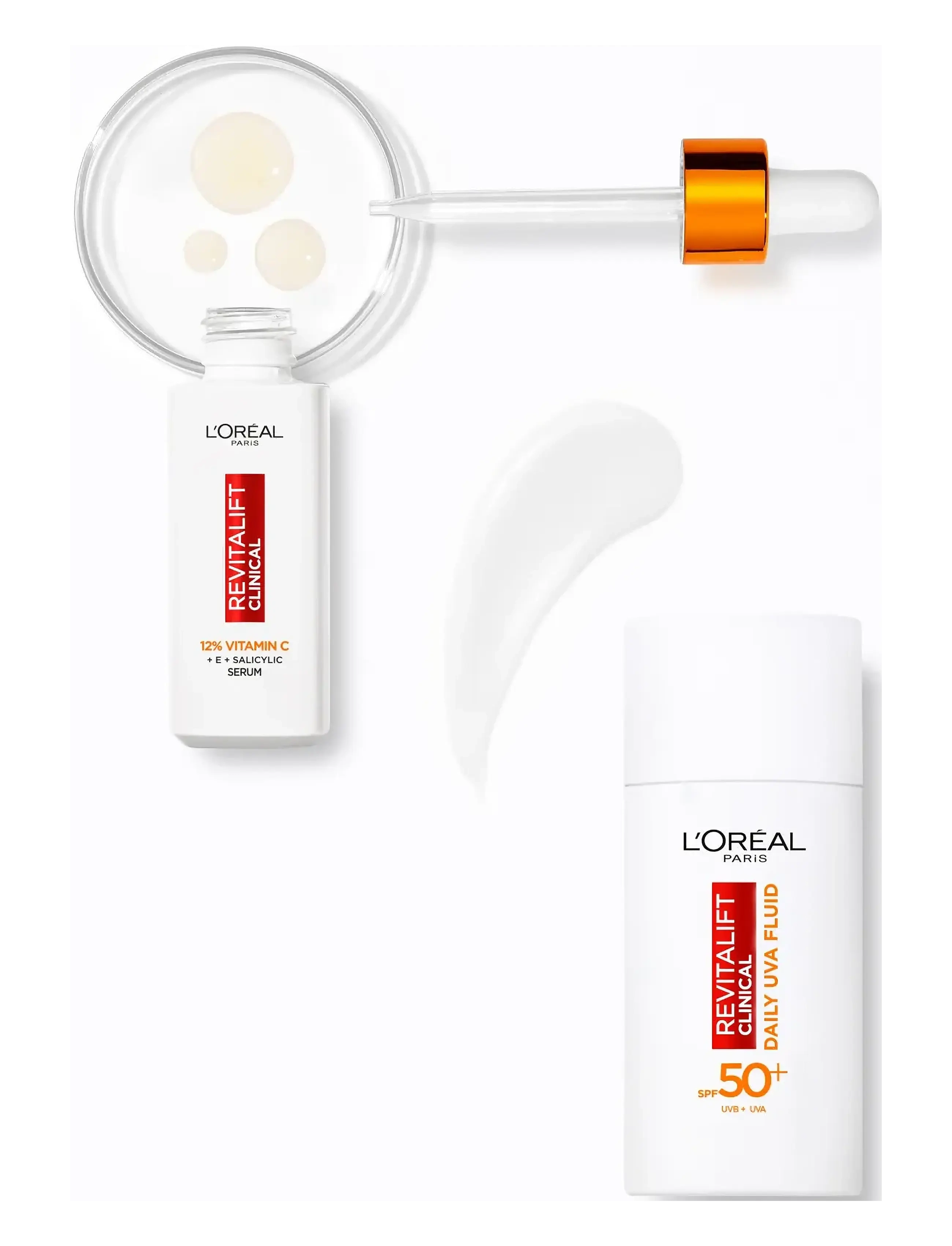 L'Oréal Paris - L'Oréal Paris Revitalift Clinical Daily Moisturizing UVA Fluid SPF50+ for normal skin 50 ml - fyrir andlit - no colour - 4