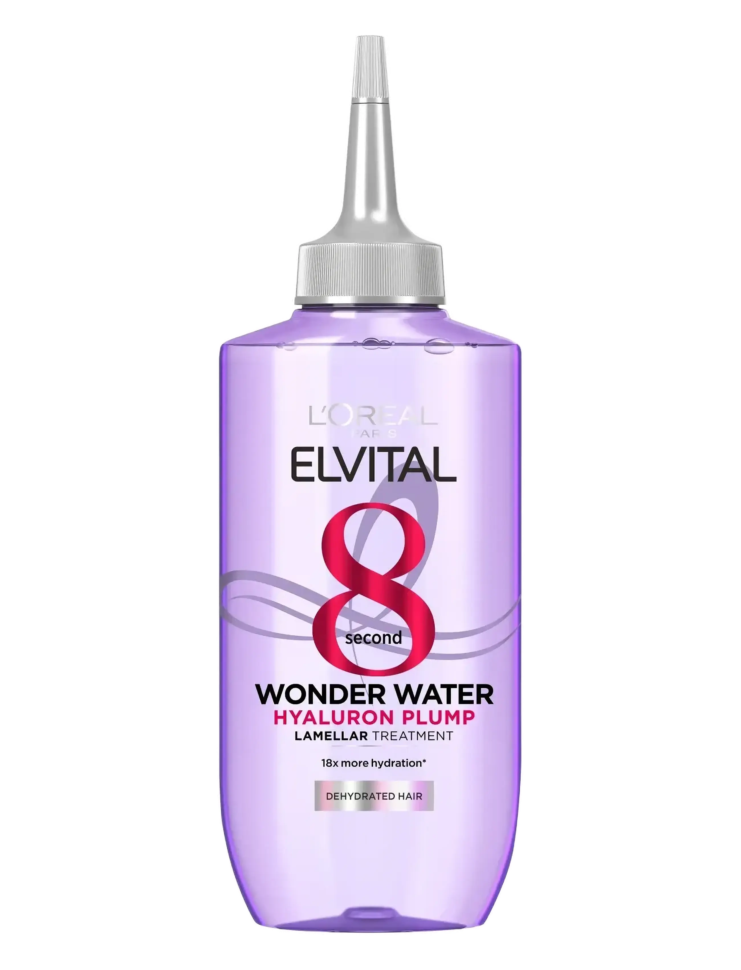 L'Oréal Paris L'Oréal Paris Elvital Hyaluron Plump 8 Second Wonder Water for dehydrated hair 200 ml - Hårprodukter - HYALRUON PLUMP WONDER WATER / clear