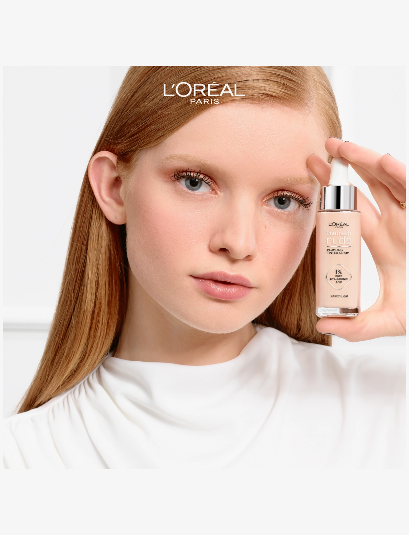 True Match Nude Plumping Tinted Serum Hydrates And Evens Out Skin Tone Rosy Light 6